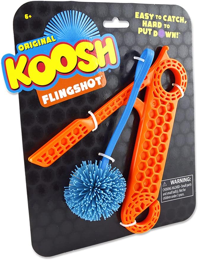 Koosh Flingshot - Special Koosh Ball Made Just for Flinging! - Easy to Catch, Hard to Put Down - Ages 6+