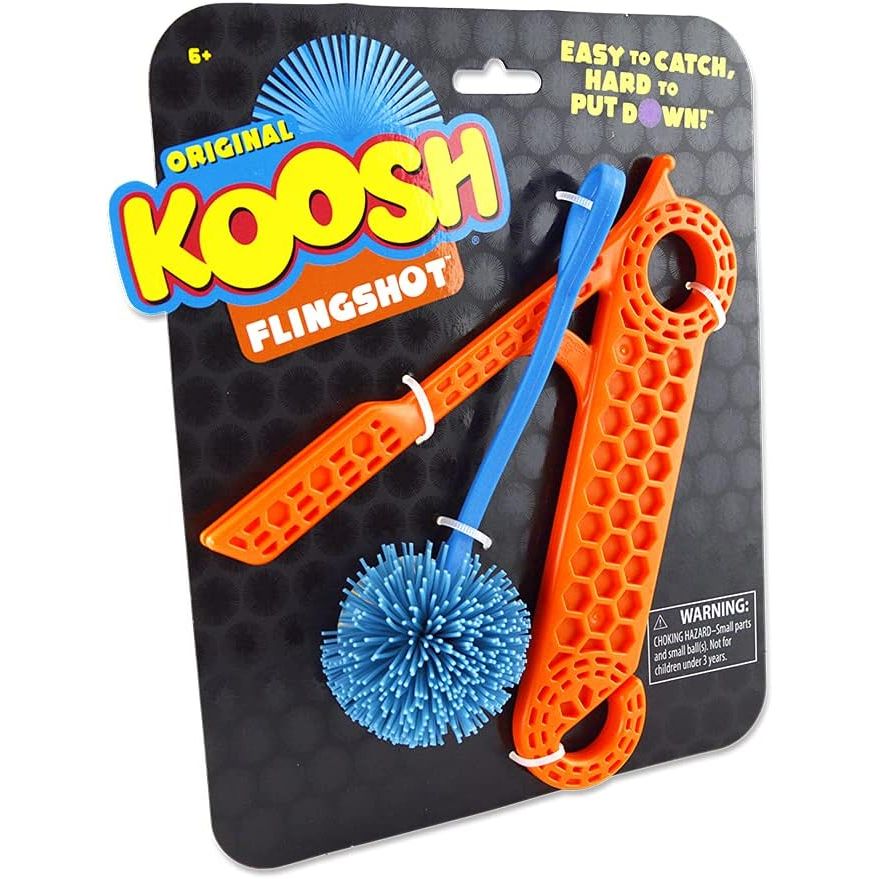 Koosh Flingshot - Special Koosh Ball Made Just for Flinging! - Easy to Catch, Hard to Put Down - Ages 6+