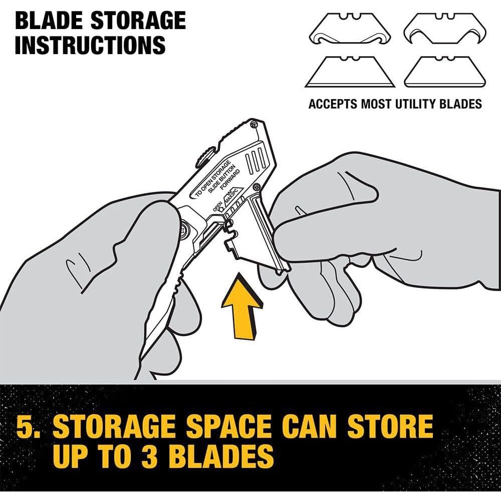 DeWalt DEWALT Folding Retractable Auto-Load Knife