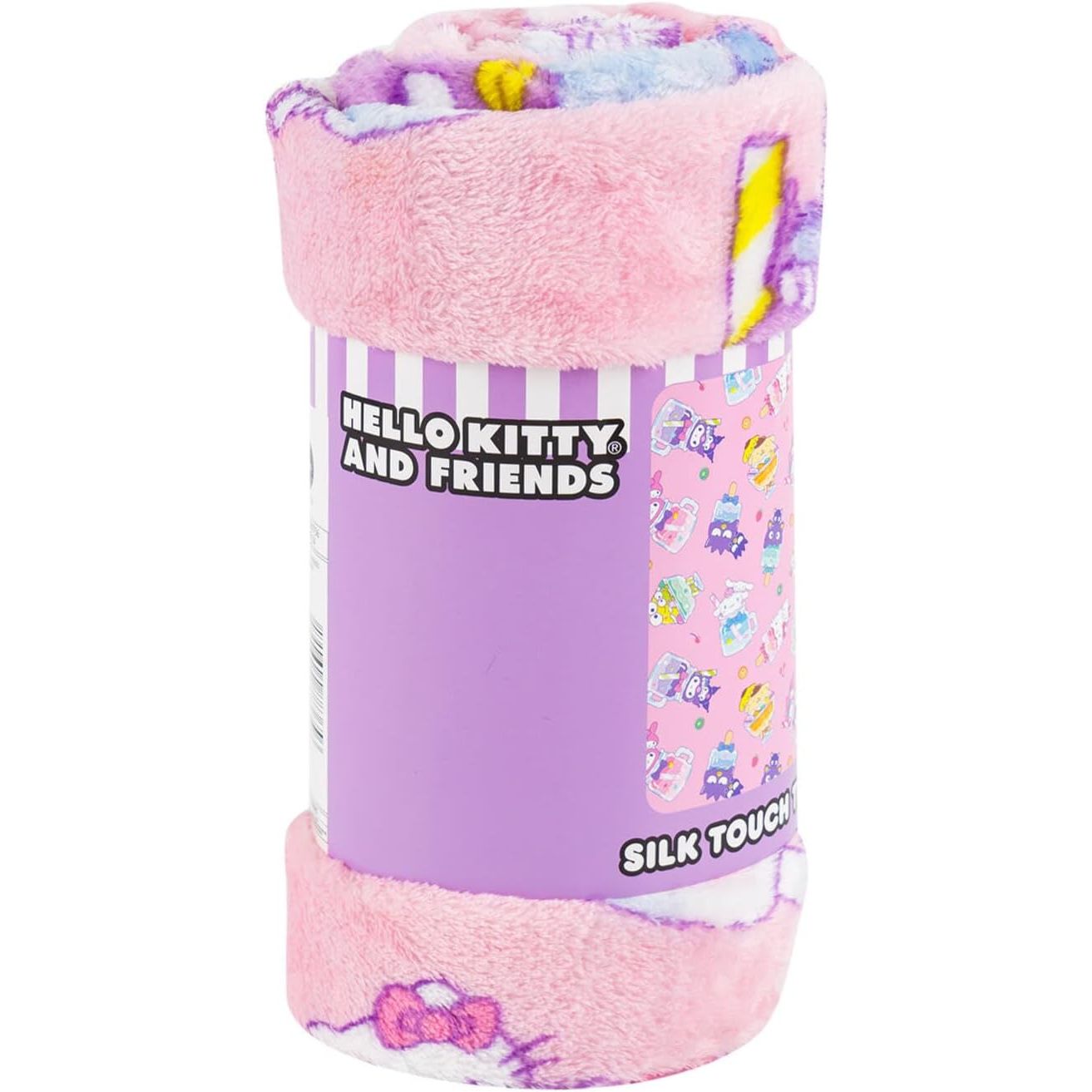 Northwest Hello Kitty & Friends Silk Throw Blanket 40" x 50"- 83505