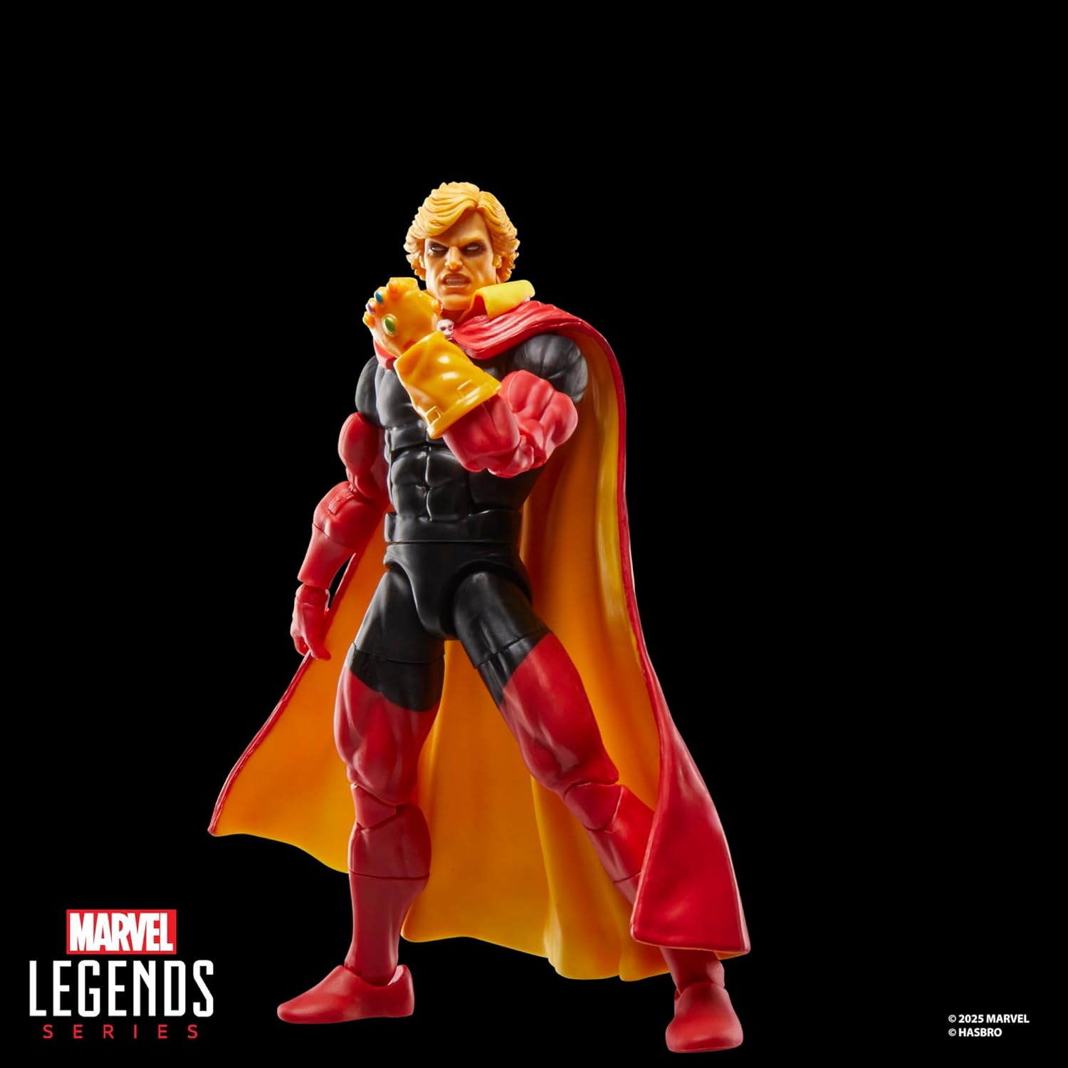 Marvel Legends Series Adam Warlock, Infinity Gauntlet Comics-Inspired Collectible 6-Inch Scale Action Figure with Character-Sized Comic Accessory