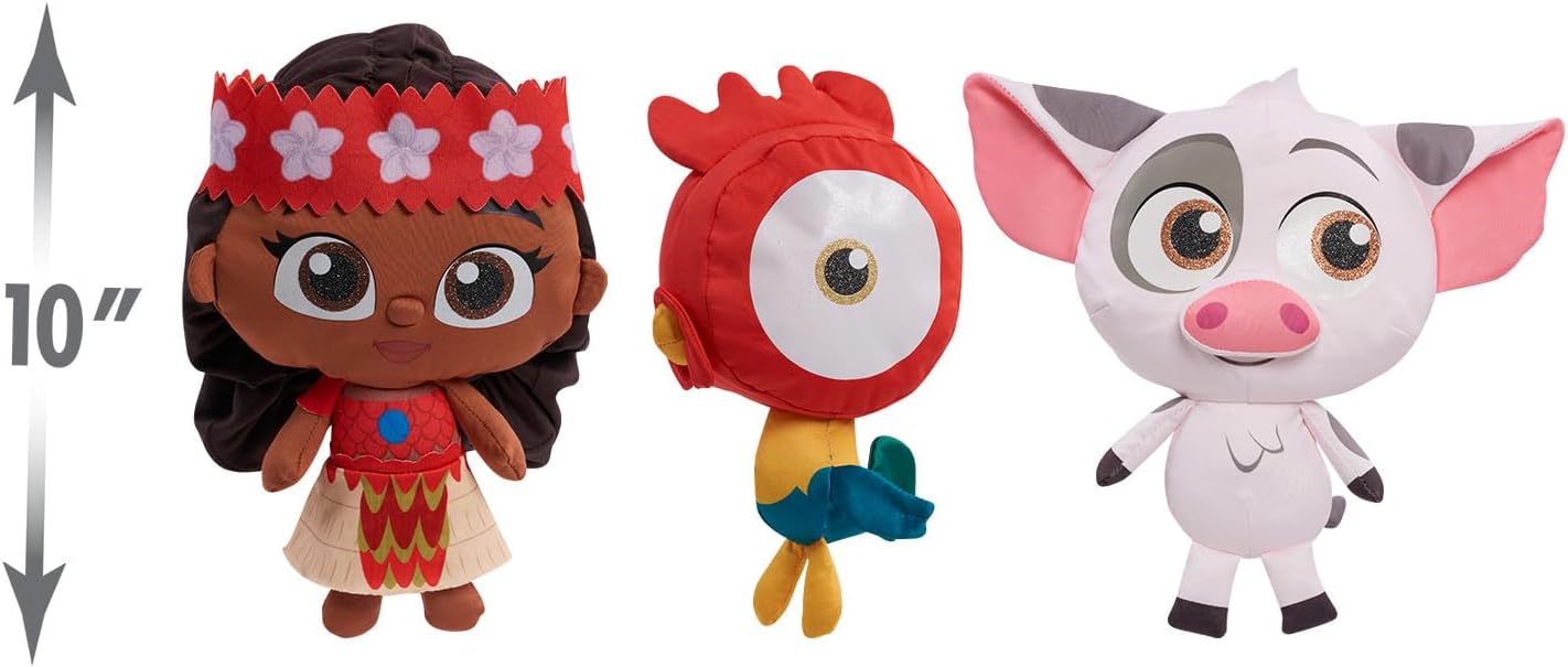 Disney Doorables Puffables Plush Moana, 10-inch Collectible Plush, Styles May Vary, Officially Licensed Kids Toys for Ages 3 Up by Just Play