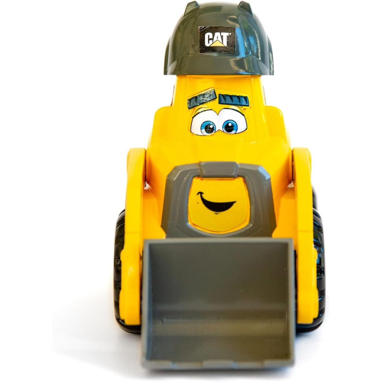 CAT Junior Crew Workin' Pals Wheel Loader, Yellow Construction Toy Vehicle with Moving Parts, 5 Inch