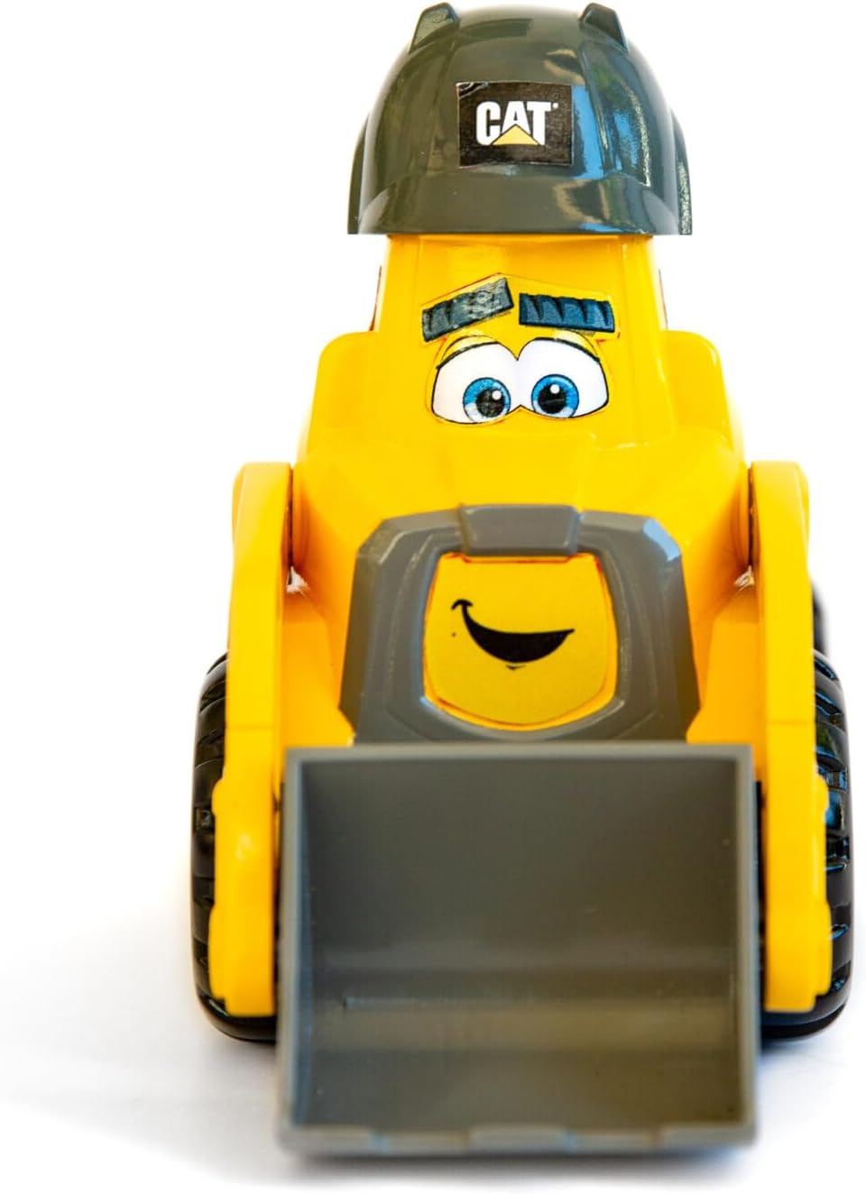 CAT Junior Crew Workin' Pals Wheel Loader, Yellow Construction Toy Vehicle with Moving Parts, 5 Inch