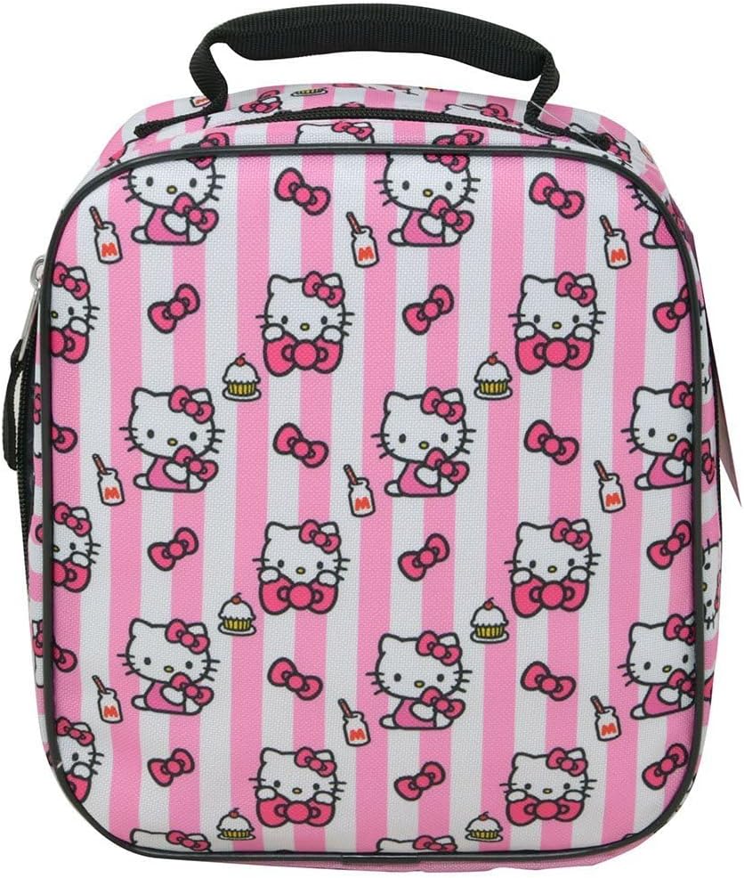 U.P.D., Inc. Hello Kitty Milk Bows and Cupcakes Lunch Bag