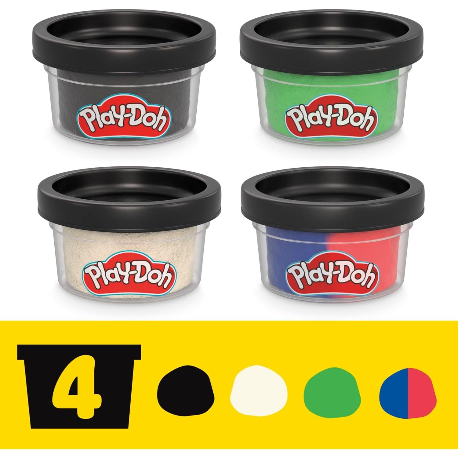Play-Doh Star Wars Squish & Slice Lightsabers Playset, Bendy 4 Inch Luke Skywalker & Darth Vader Action Figures, Imagination Toys for 4 Year Old Boys & Girls & Up