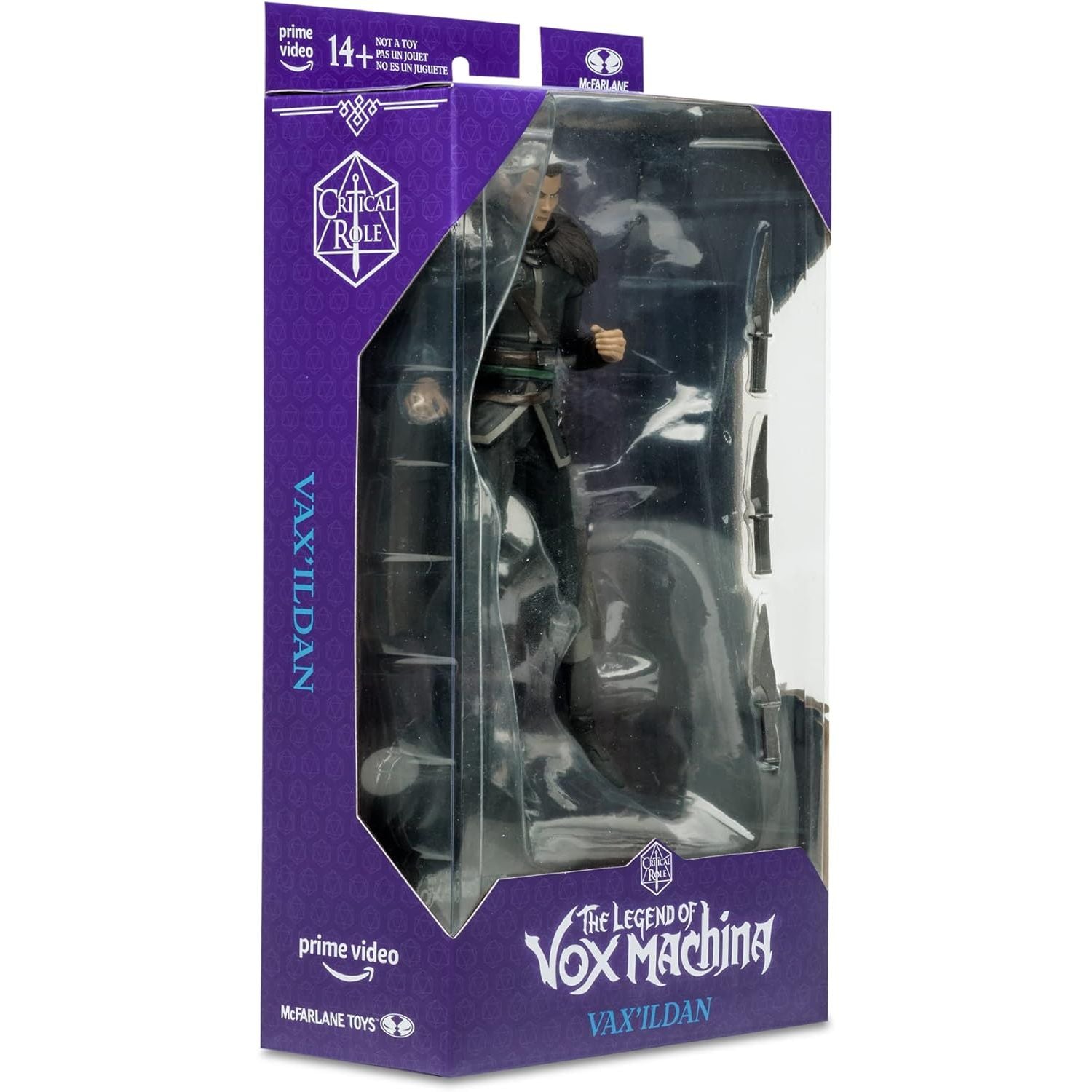 McFarlane Toys Critical Role 7IN Figures WV2 - Campaign 1 VOX Machina - VAX’ILDAN