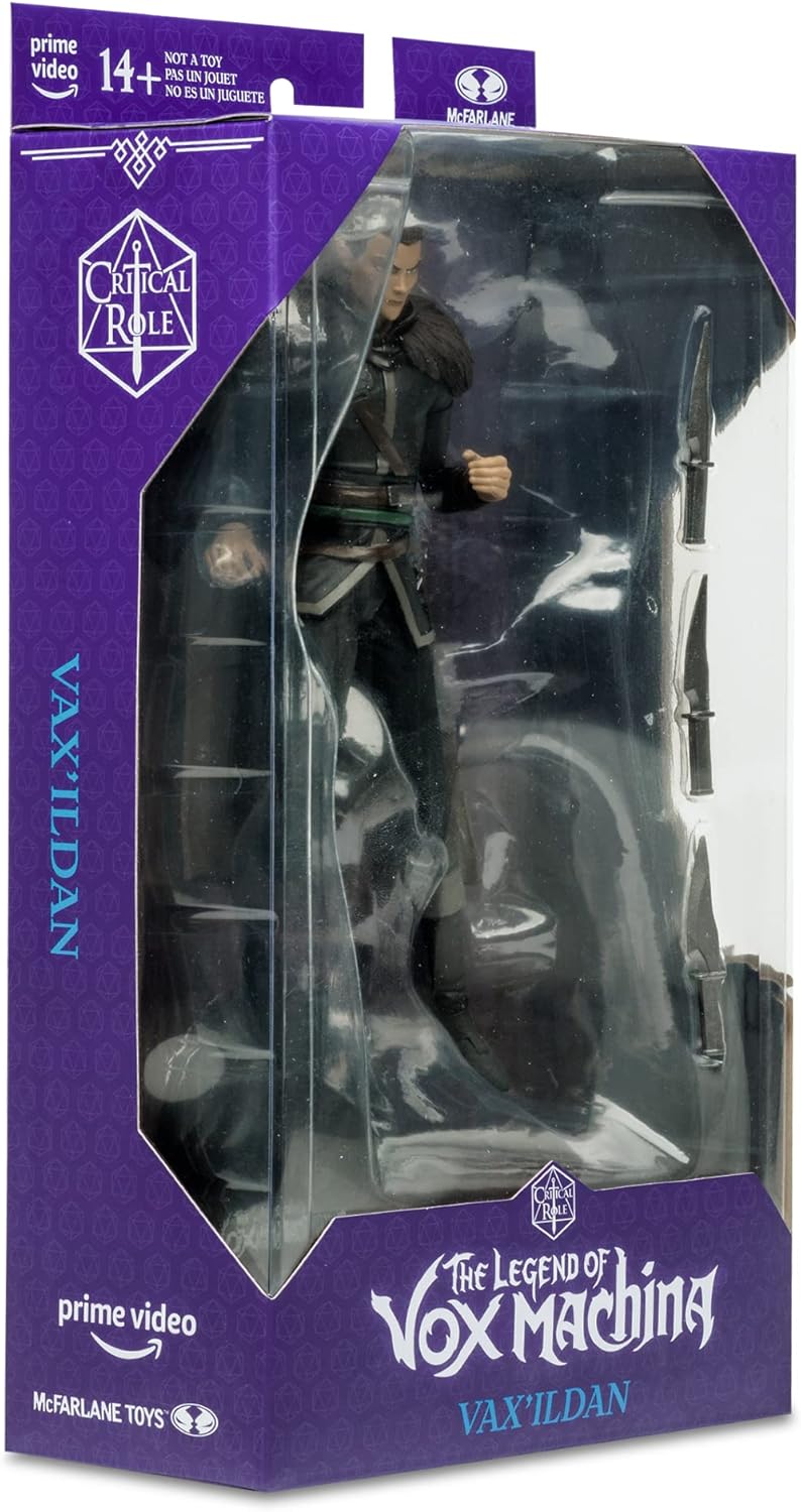 McFarlane Toys Critical Role 7IN Figures WV2 - Campaign 1 VOX Machina - VAX’ILDAN