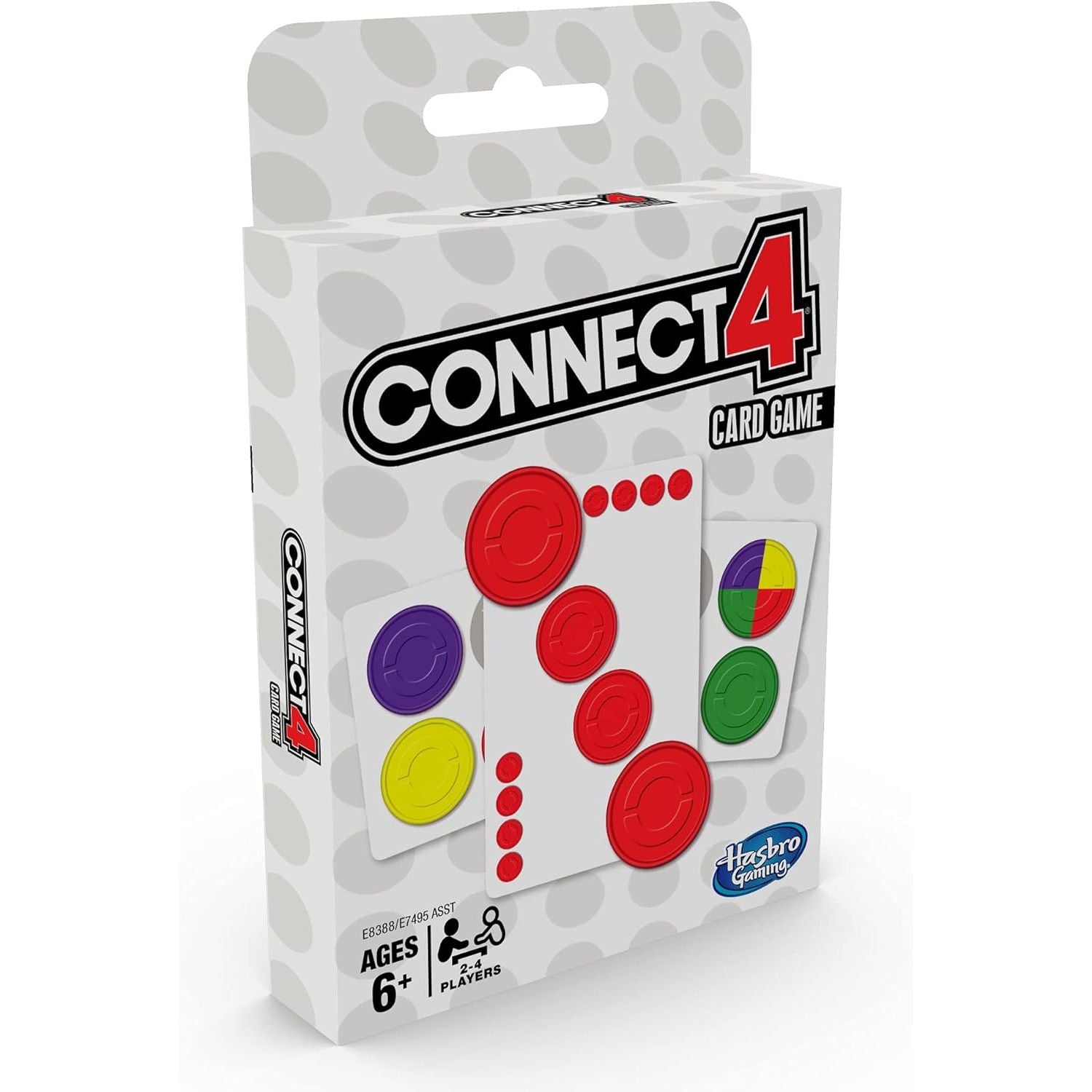 Hasbro Gaming Connect 4 Card Game for Kids, 2-4 Players 4-in-A-Row Game, Fun Summer Activities, Vacation Travel Essentials, Ages 8+