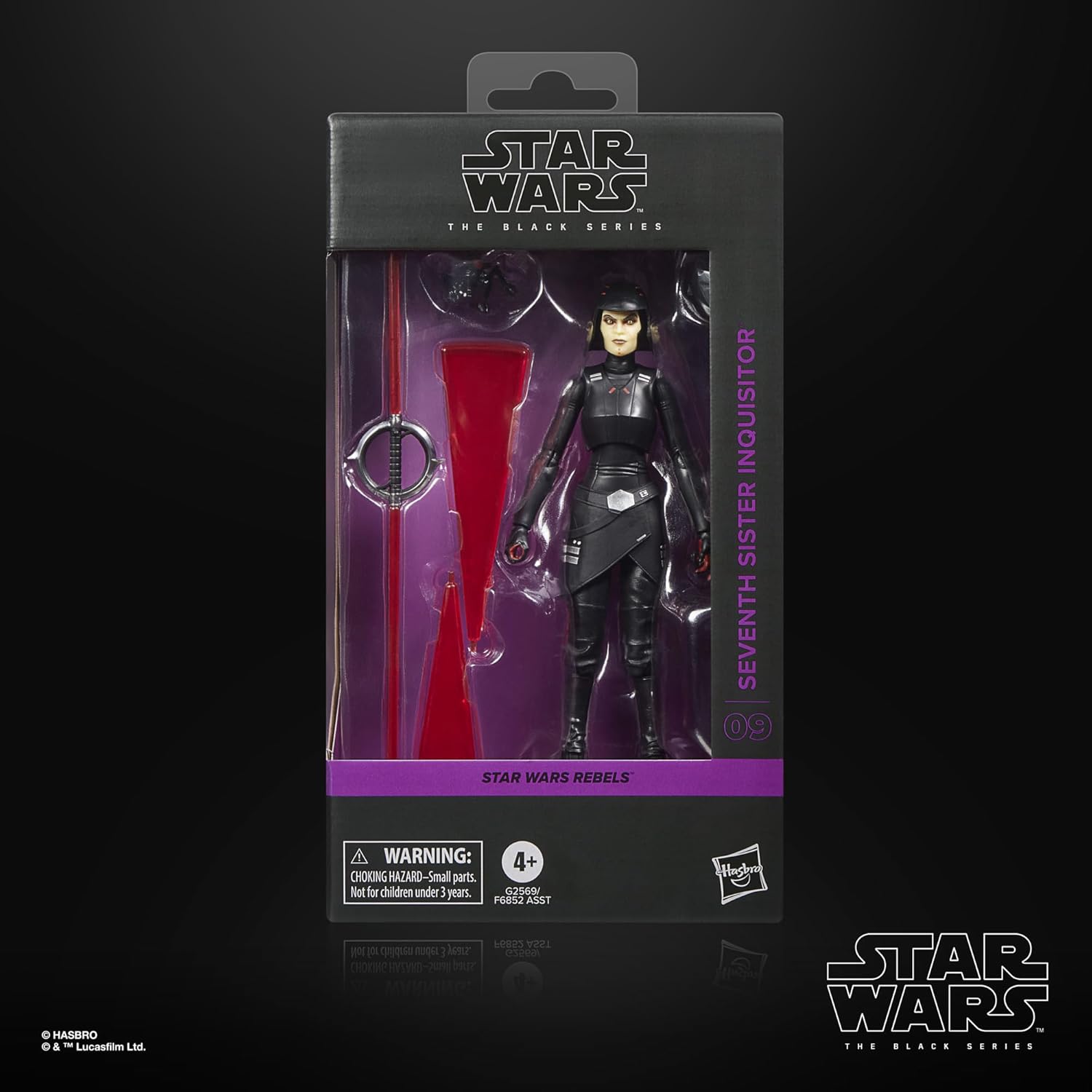 STAR WARS The Black Series Seventh Sister Inquisitor, Rebels Premium Collectible 6 Inch Action Figure