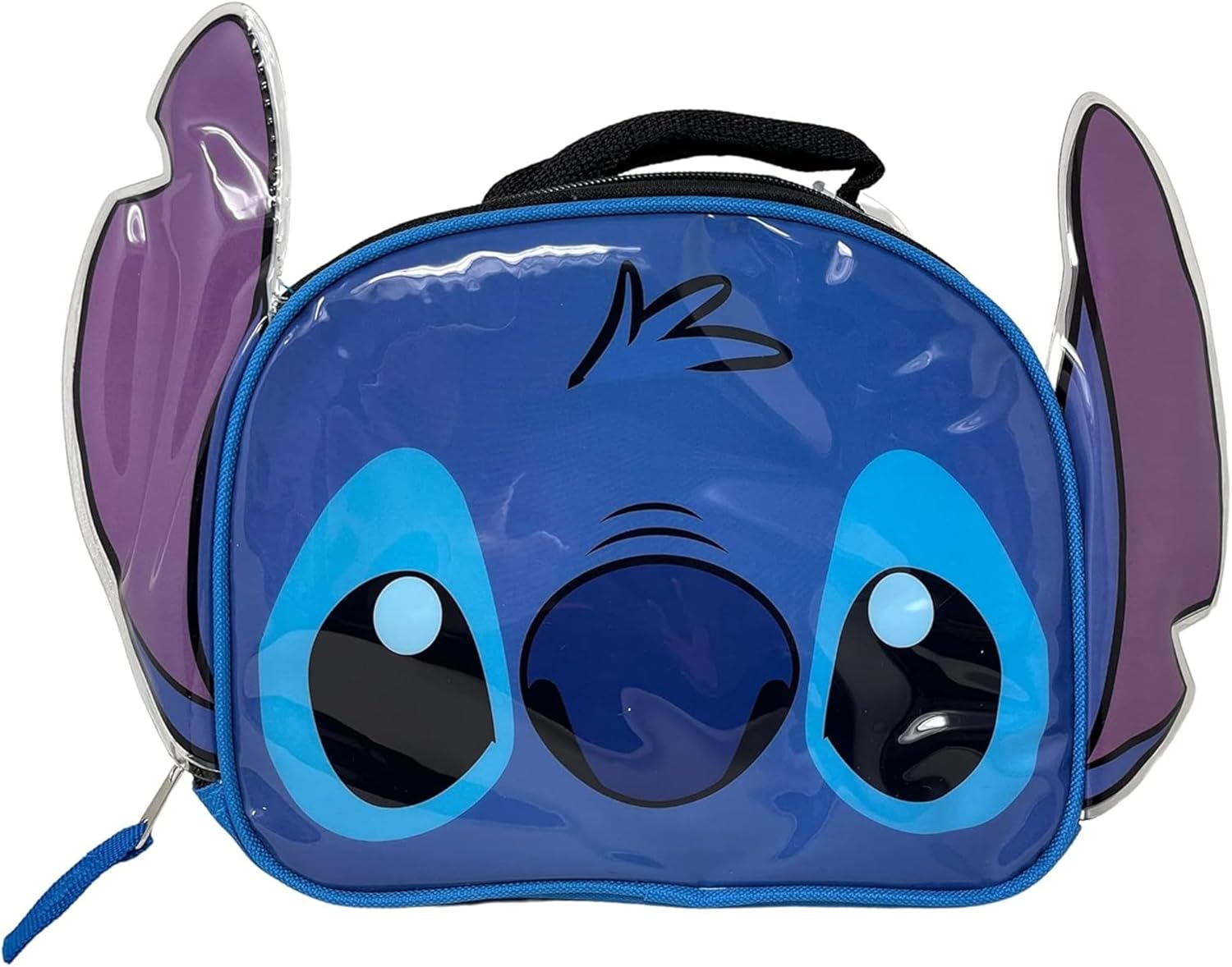 Fast Forward Stitch 3D Face Rectangle Lunch Bag