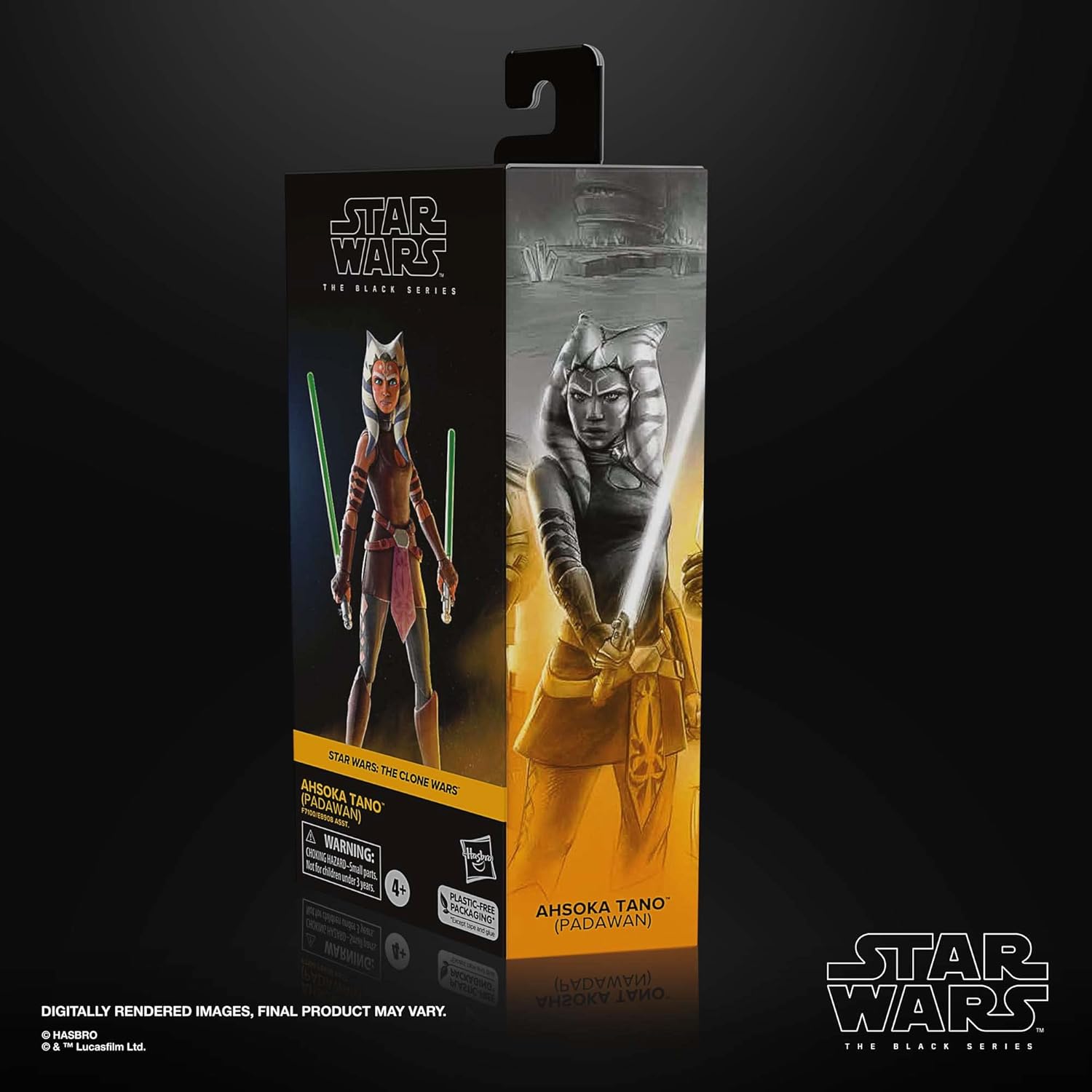 STAR WARS The Black Series Ahsoka Tano (Padawan), The Clone Wars 6-Inch Action Figures, Ages 4 and Up