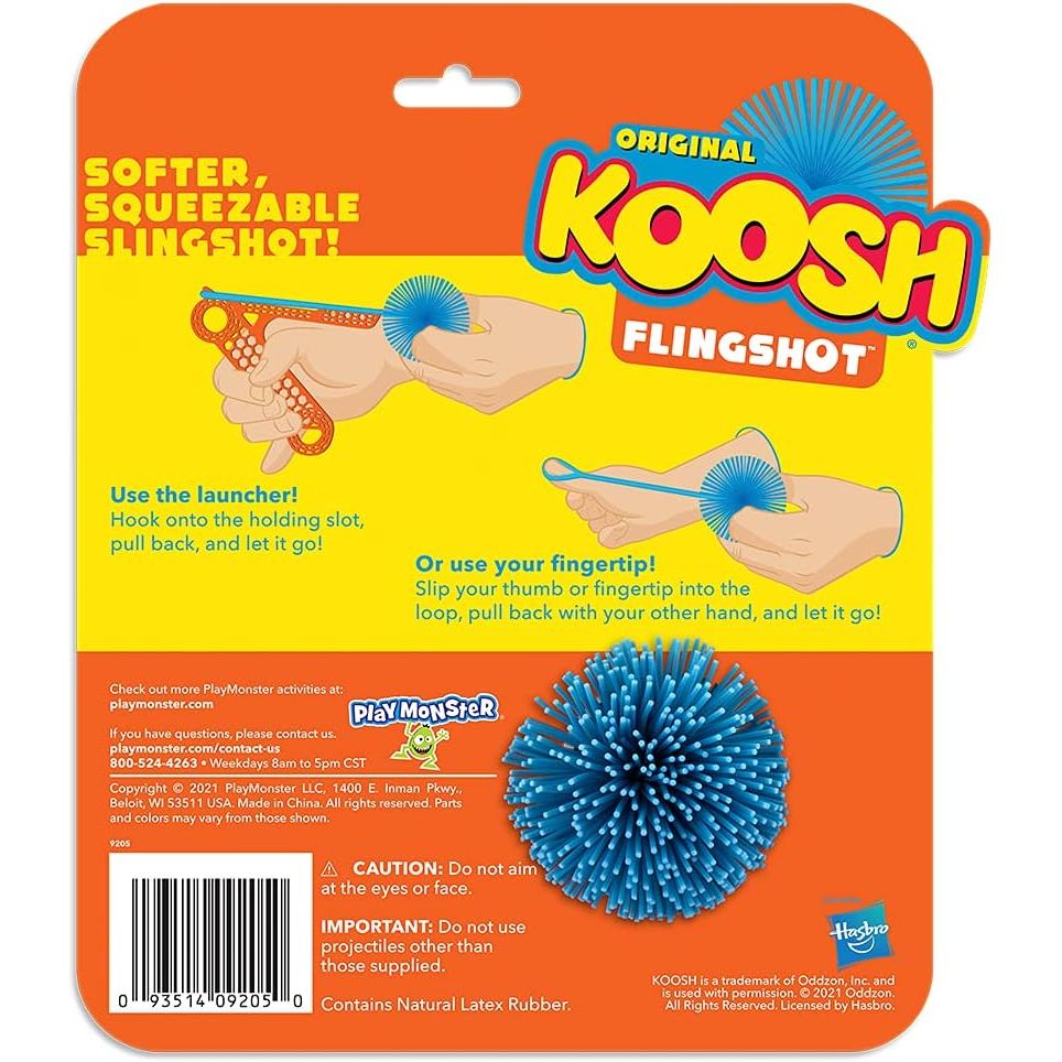 Koosh Flingshot - Special Koosh Ball Made Just for Flinging! - Easy to Catch, Hard to Put Down - Ages 6+
