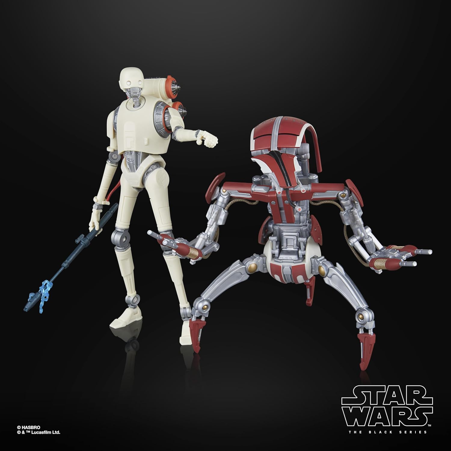 STAR WARS The Black Series KX Security Droid Enforcer & Droideka, Jedi: Survivor Gaming Greats Collectible 6 Inch Action Figure 2-Pack (Amazon Exclusive) | Jedi: Survivor, Gaming Greats Collectible, 6 Inch Action Figure, Amazon Exclusive