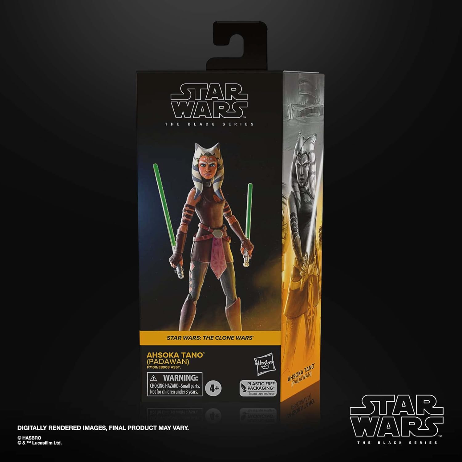 STAR WARS The Black Series Ahsoka Tano (Padawan), The Clone Wars 6-Inch Action Figures, Ages 4 and Up