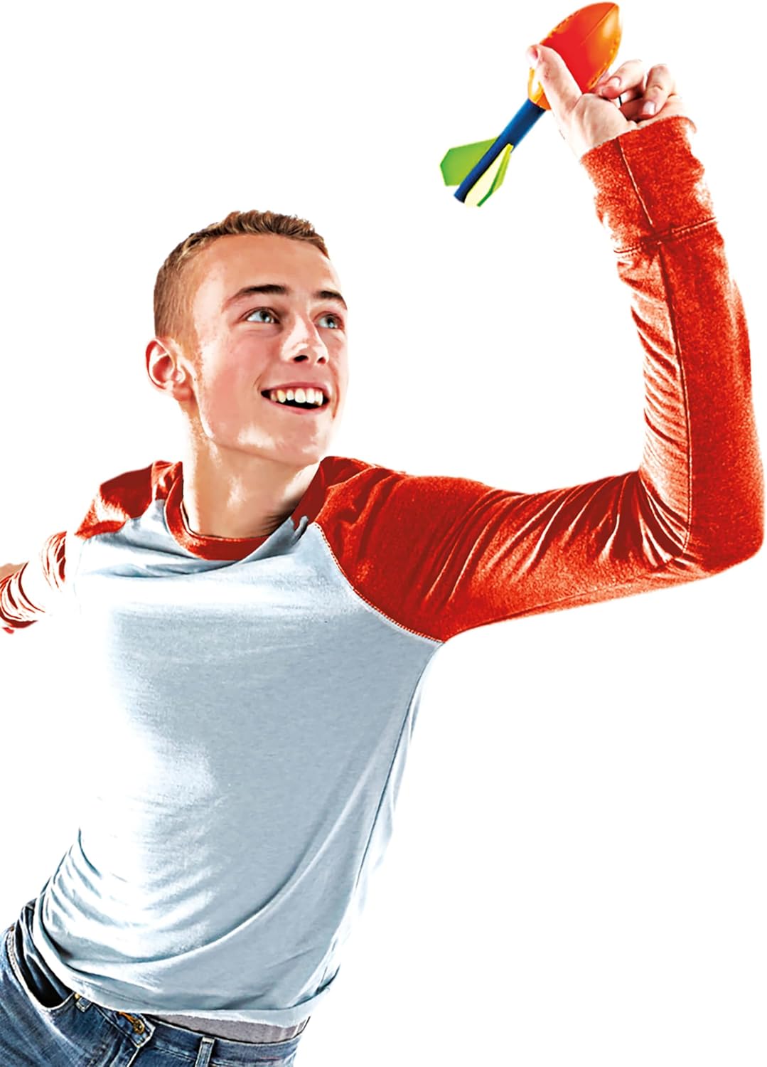 Nerf Vortex Aero Howler Mini Foam Ball for Long Distance Throws - Perfect for Pool + Beach