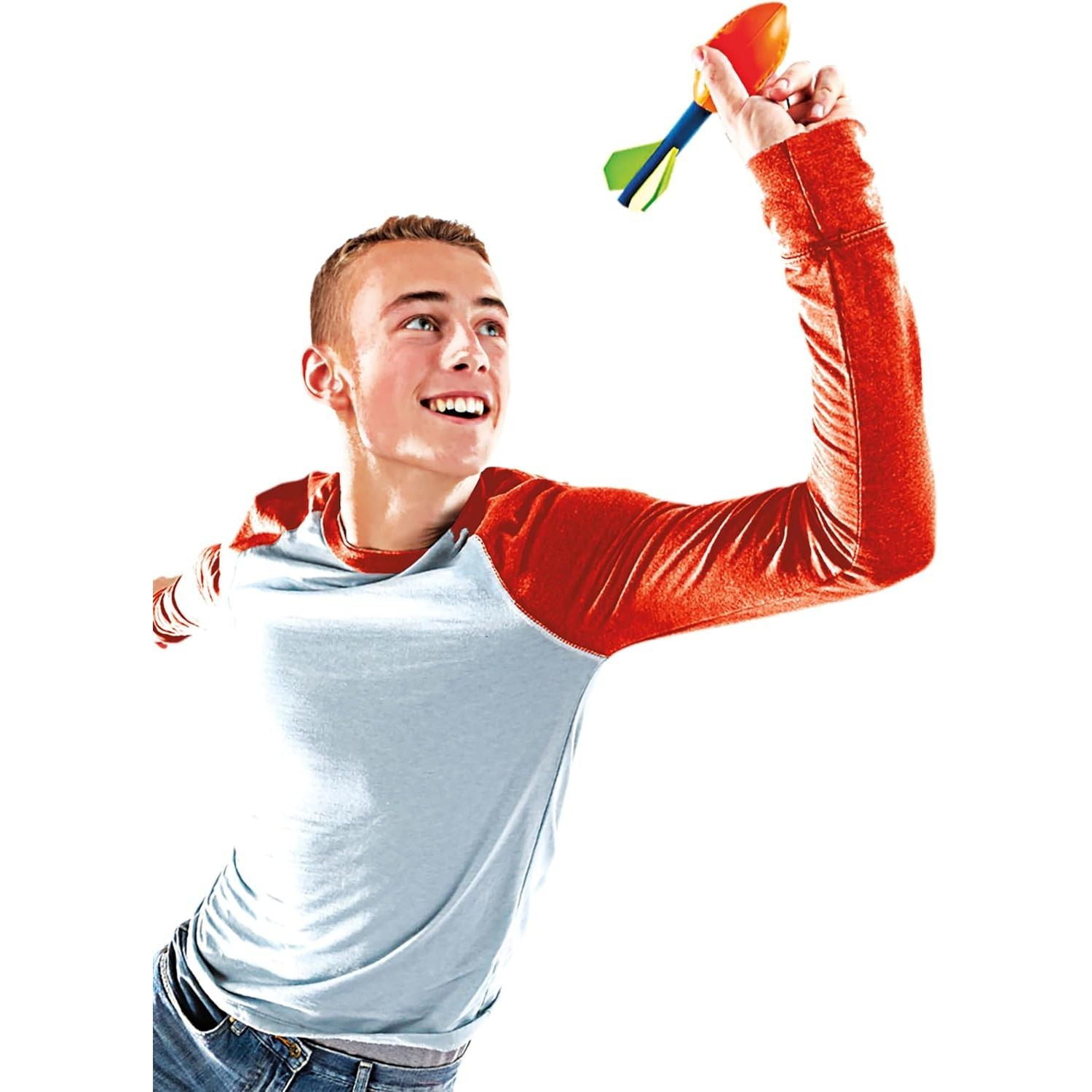 Nerf Vortex Aero Howler Mini Foam Ball for Long Distance Throws - Perfect for Pool + Beach