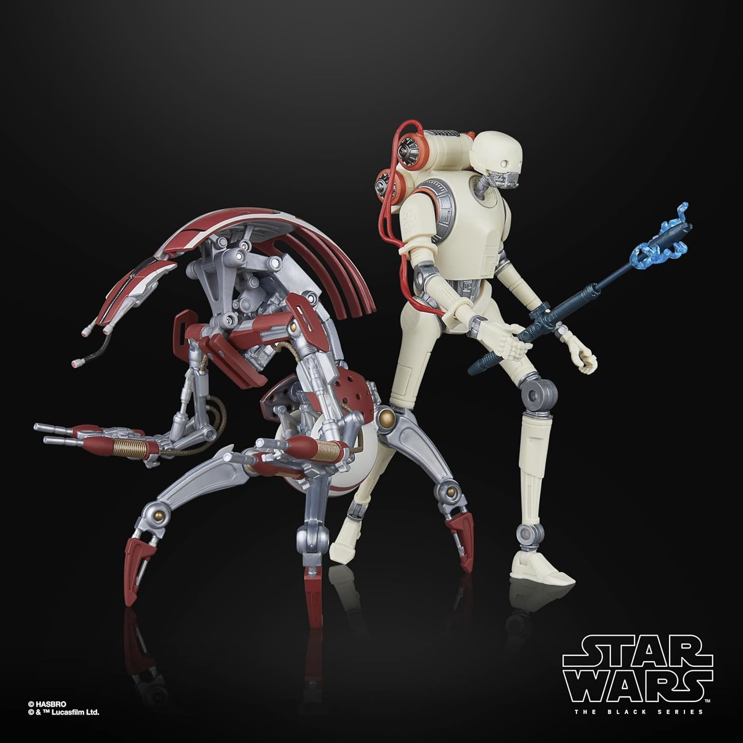 STAR WARS The Black Series KX Security Droid Enforcer & Droideka, Jedi: Survivor Gaming Greats Collectible 6 Inch Action Figure 2-Pack (Amazon Exclusive) | Jedi: Survivor, Gaming Greats Collectible, 6 Inch Action Figure, Amazon Exclusive