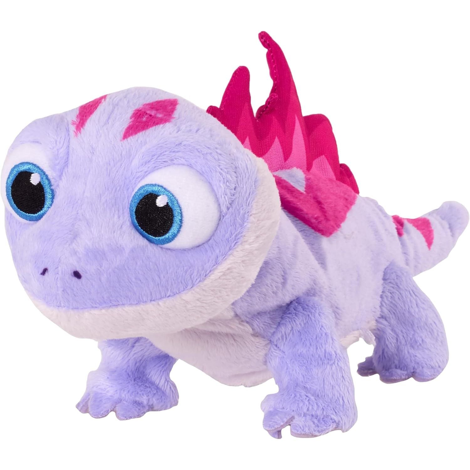Disney Frozen 2 Walk & Glow Bruni The Salamander, Lights and Sounds Stuffed Animal, Officially Licensed Kids Toys for Ages 3 Up by Just Play