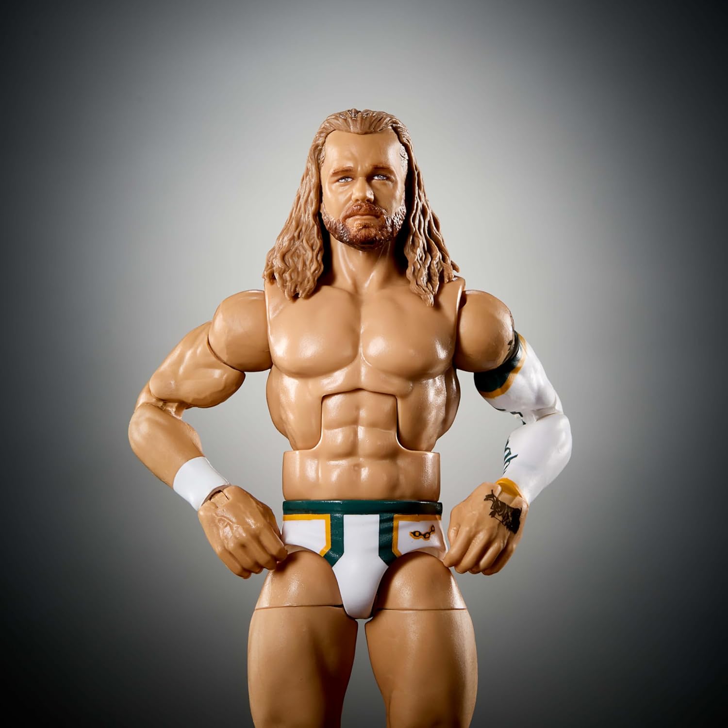 Mattel WWE Elite Action Figure & Accessories, Series #115 6-inch Collectible Tyler Bate with 25 Articulation Points & Swappable Hands