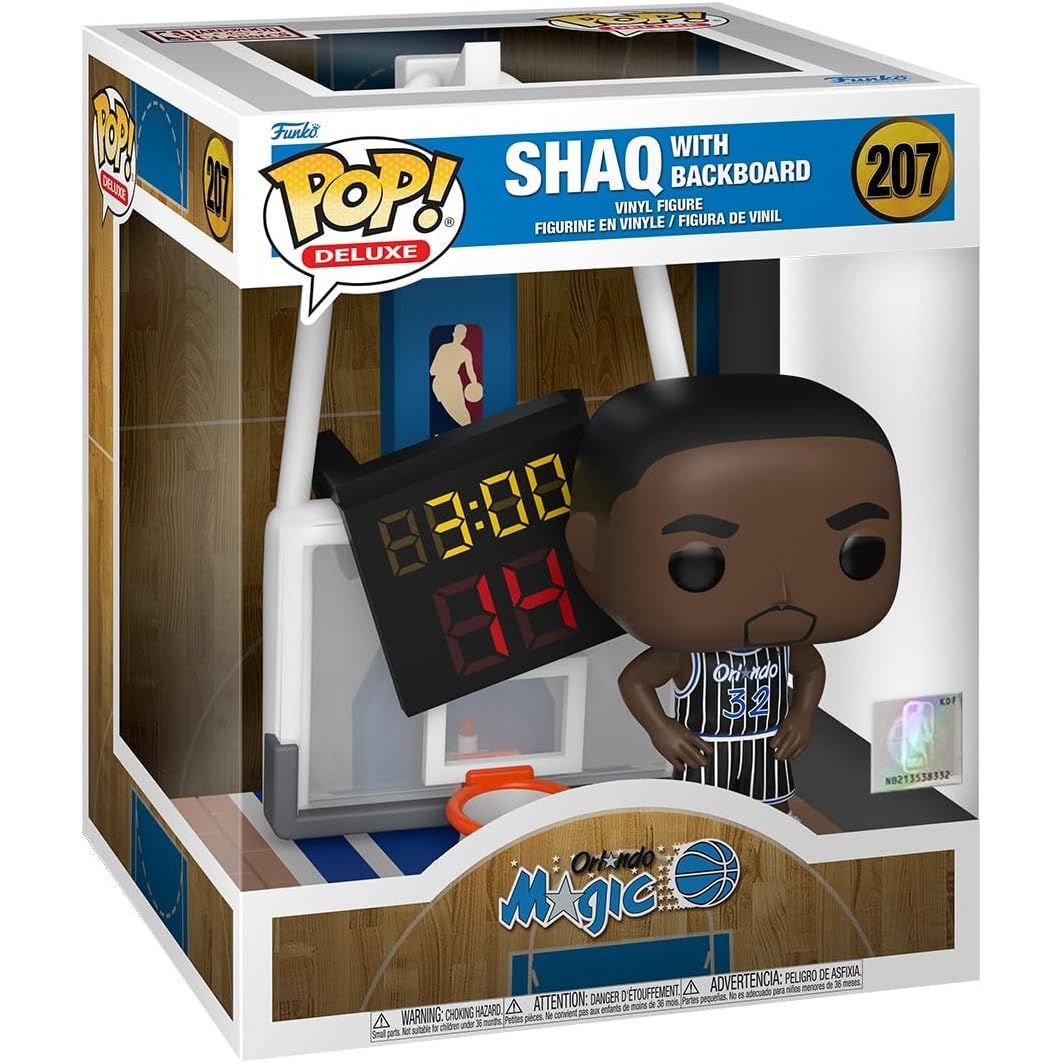 Funko Pop! Deluxe: Magic - Shaquille O'Neal - Shaq with Backboard - Shaquille O'Neal - Collectable Vinyl Figure - Gift Idea - Official Merchandise - Toys for Kids & Adults - Sports Fans