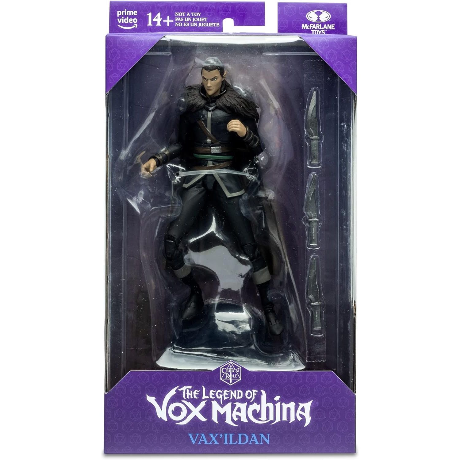 McFarlane Toys Critical Role 7IN Figures WV2 - Campaign 1 VOX Machina - VAX’ILDAN