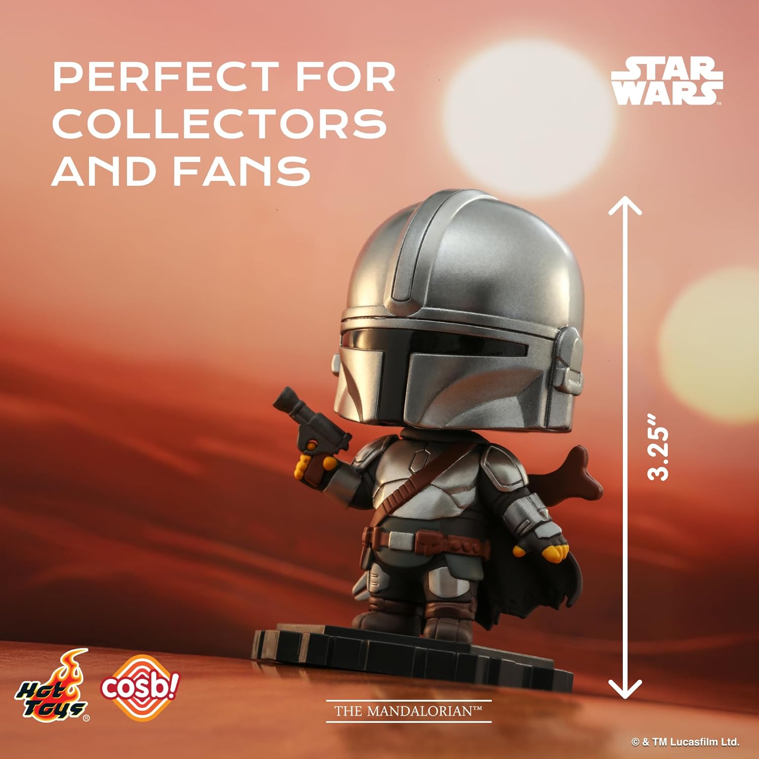 YuMe Star Wars Cosbi Bobble Head Collectible Mini Figure & Accessories | Blind Box Collection | Official Merchandise | Surprise Toy Gift | Collect All 9 Figures (8 Plus 1 Rare Chase)