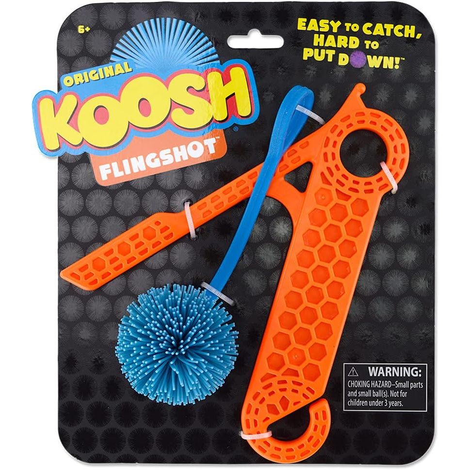Koosh Flingshot - Special Koosh Ball Made Just for Flinging! - Easy to Catch, Hard to Put Down - Ages 6+