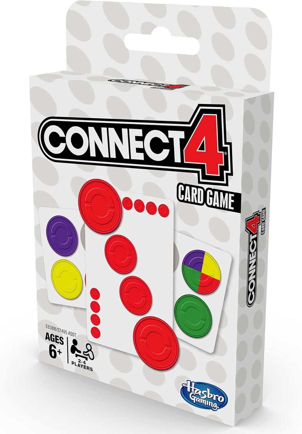 Hasbro Gaming Connect 4 Card Game for Kids, 2-4 Players 4-in-A-Row Game, Fun Summer Activities, Vacation Travel Essentials, Ages 8+