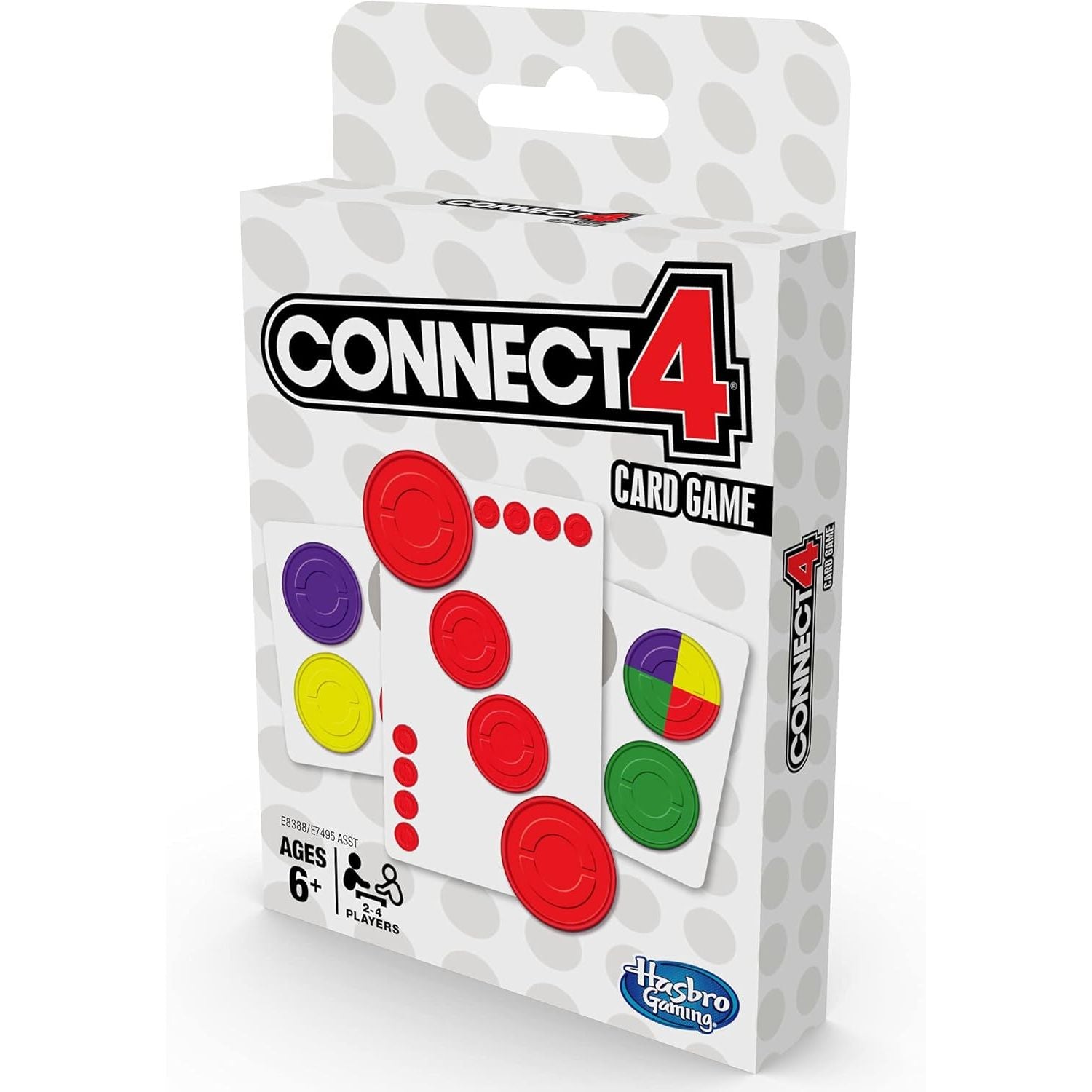 Hasbro Gaming Connect 4 Card Game for Kids, 2-4 Players 4-in-A-Row Game, Fun Summer Activities, Vacation Travel Essentials, Ages 8+