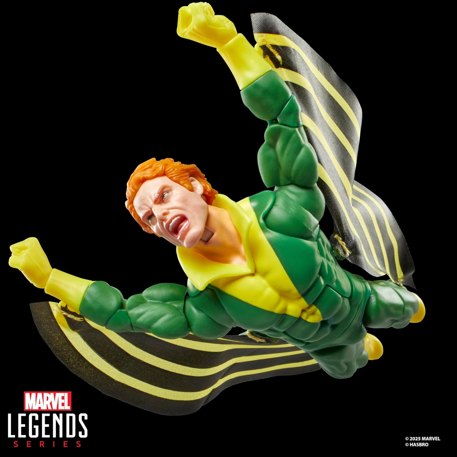 Marvel Legends Series Banshee, Giant-Size X-Men #1 (1975) Comics-Inspired Collectible 6-Inch Scale Action Figure with Character-Sized Comic Accessory