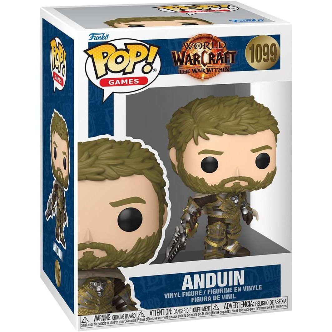 Funko Pop! Games: World of Warcraft - Anduin - Collectable Vinyl Figure - Gift Idea - Official Merchandise - Toys for Kids & Adults - Video Games Fans - Model Figure for Collectors