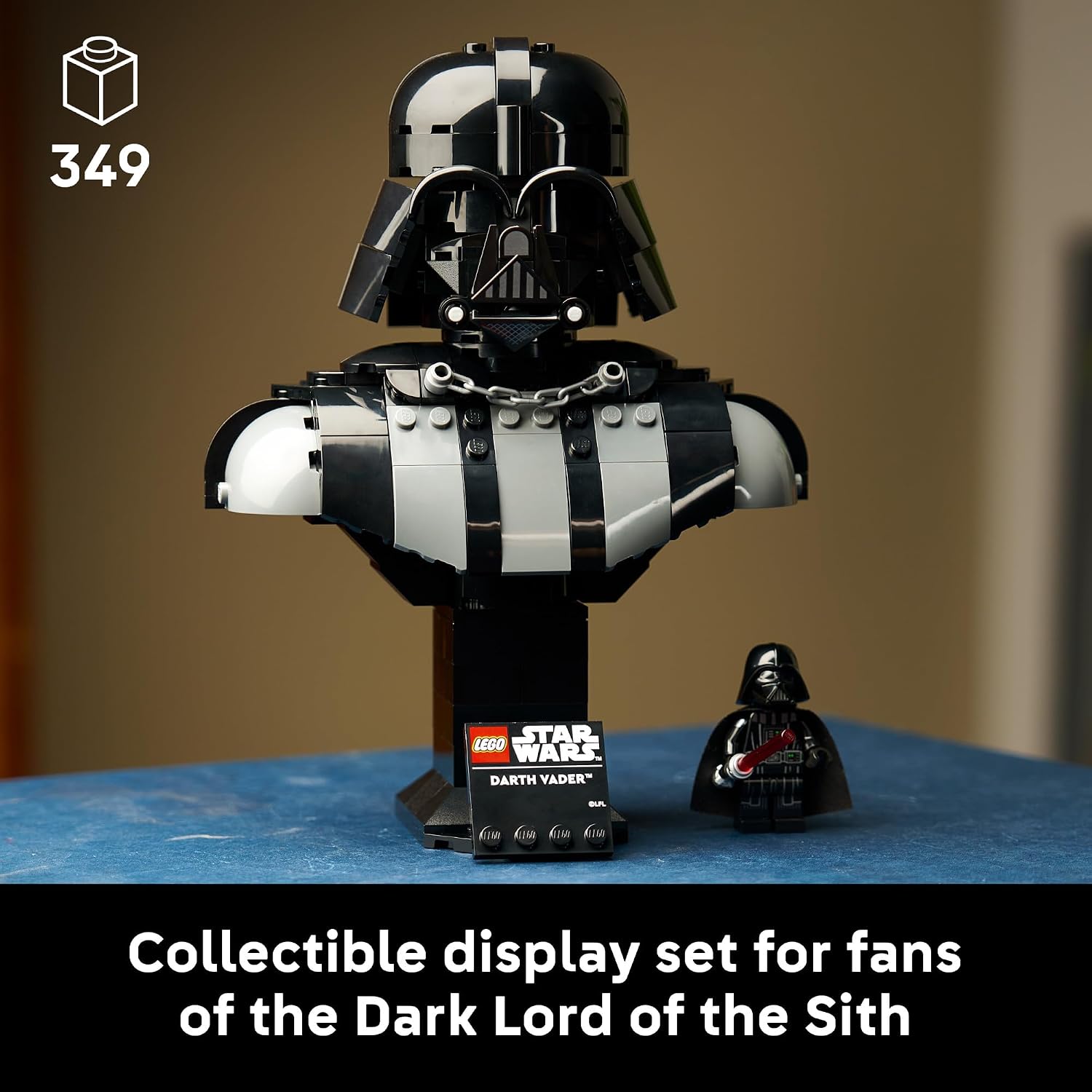 LEGO Star Wars Darth Vader Bust - Collectible Building Set for Adults, Ages 18+ - Star Wars Gift for Men & Women - with Darth Vader Minifigure - Bedroom or Shelf Decor - 75439