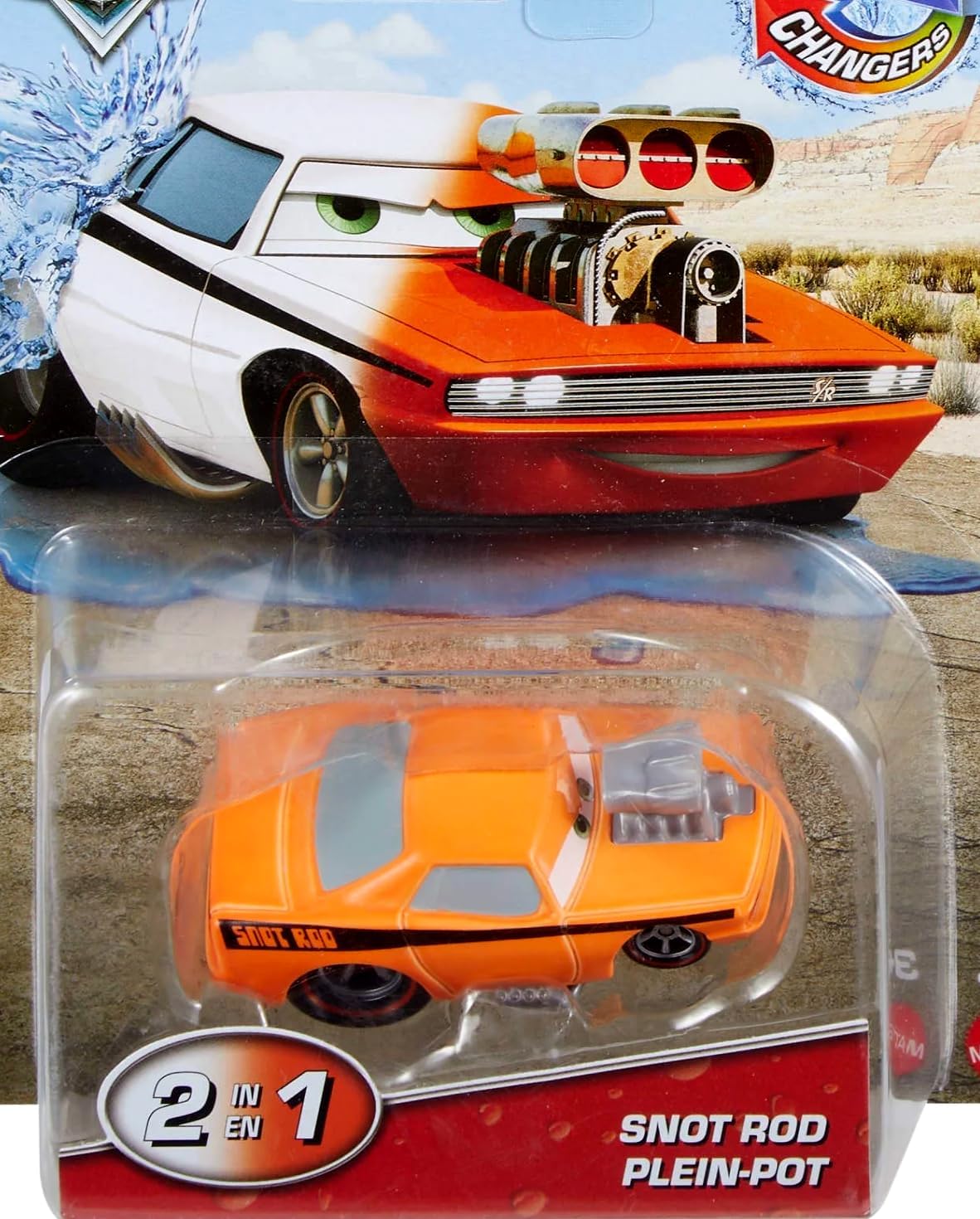 Disney Cars 1/55 Scale Colour Changing Car Snot Rod | Disney Cars Car Snot Rod Colour Changing 1/55 Scale
