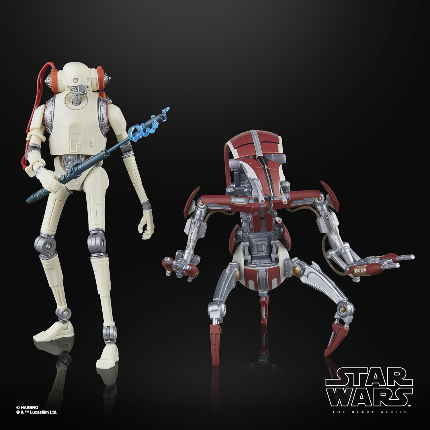 STAR WARS The Black Series KX Security Droid Enforcer & Droideka, Jedi: Survivor Gaming Greats Collectible 6 Inch Action Figure 2-Pack (Amazon Exclusive) | Jedi: Survivor, Gaming Greats Collectible, 6 Inch Action Figure, Amazon Exclusive
