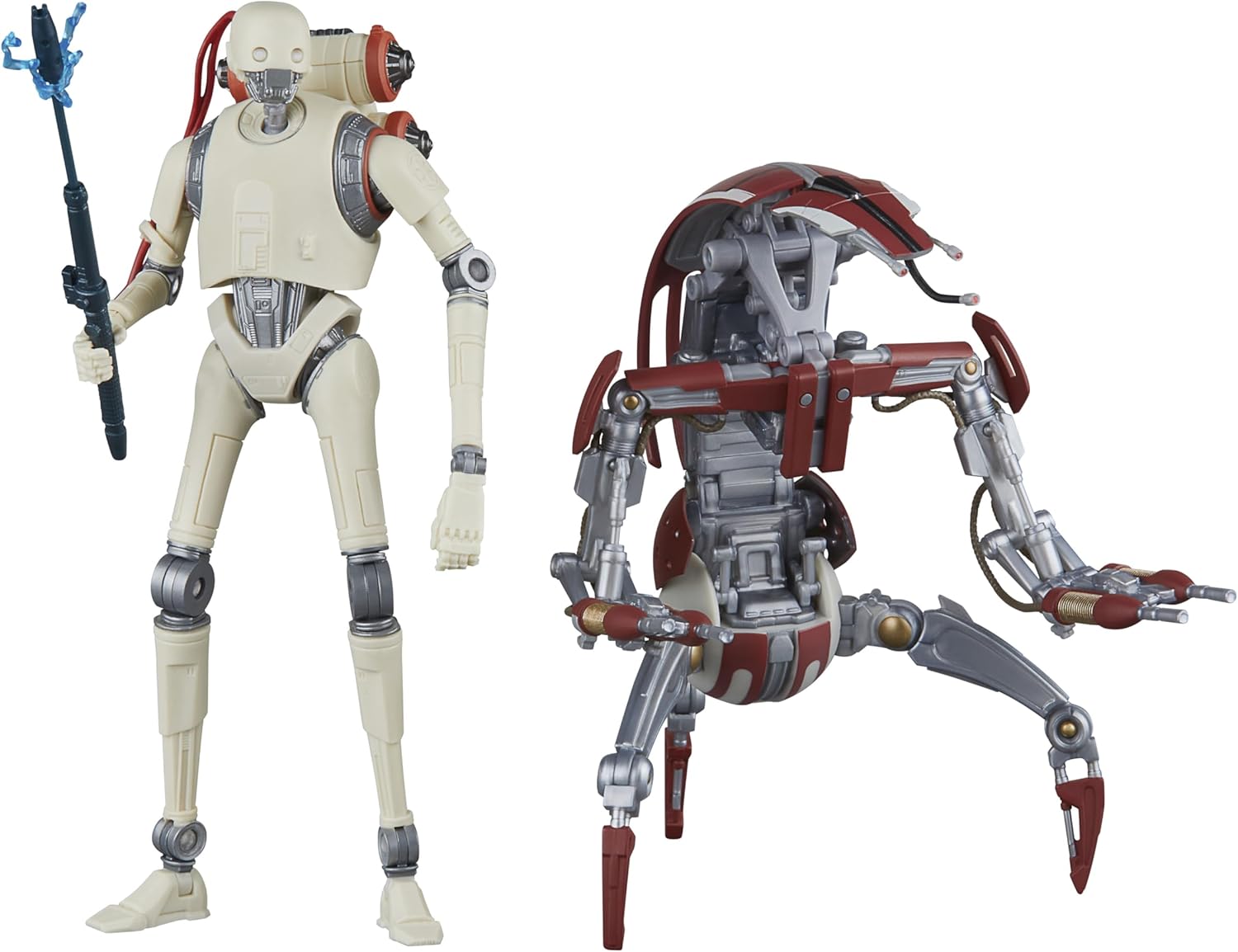 STAR WARS The Black Series KX Security Droid Enforcer & Droideka, Jedi: Survivor Gaming Greats Collectible 6 Inch Action Figure 2-Pack (Amazon Exclusive) | Jedi: Survivor, Gaming Greats Collectible, 6 Inch Action Figure, Amazon Exclusive