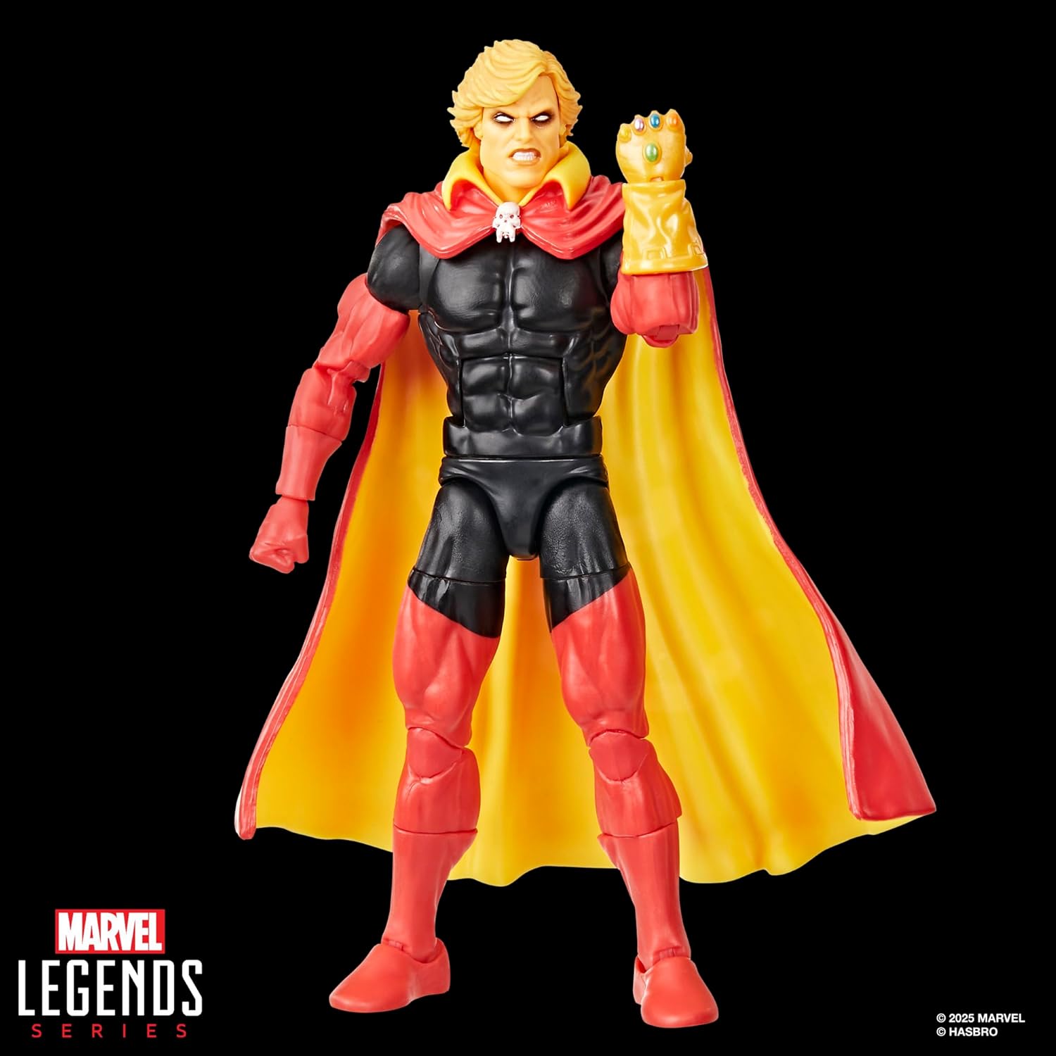 Marvel Legends Series Adam Warlock, Infinity Gauntlet Comics-Inspired Collectible 6-Inch Scale Action Figure with Character-Sized Comic Accessory