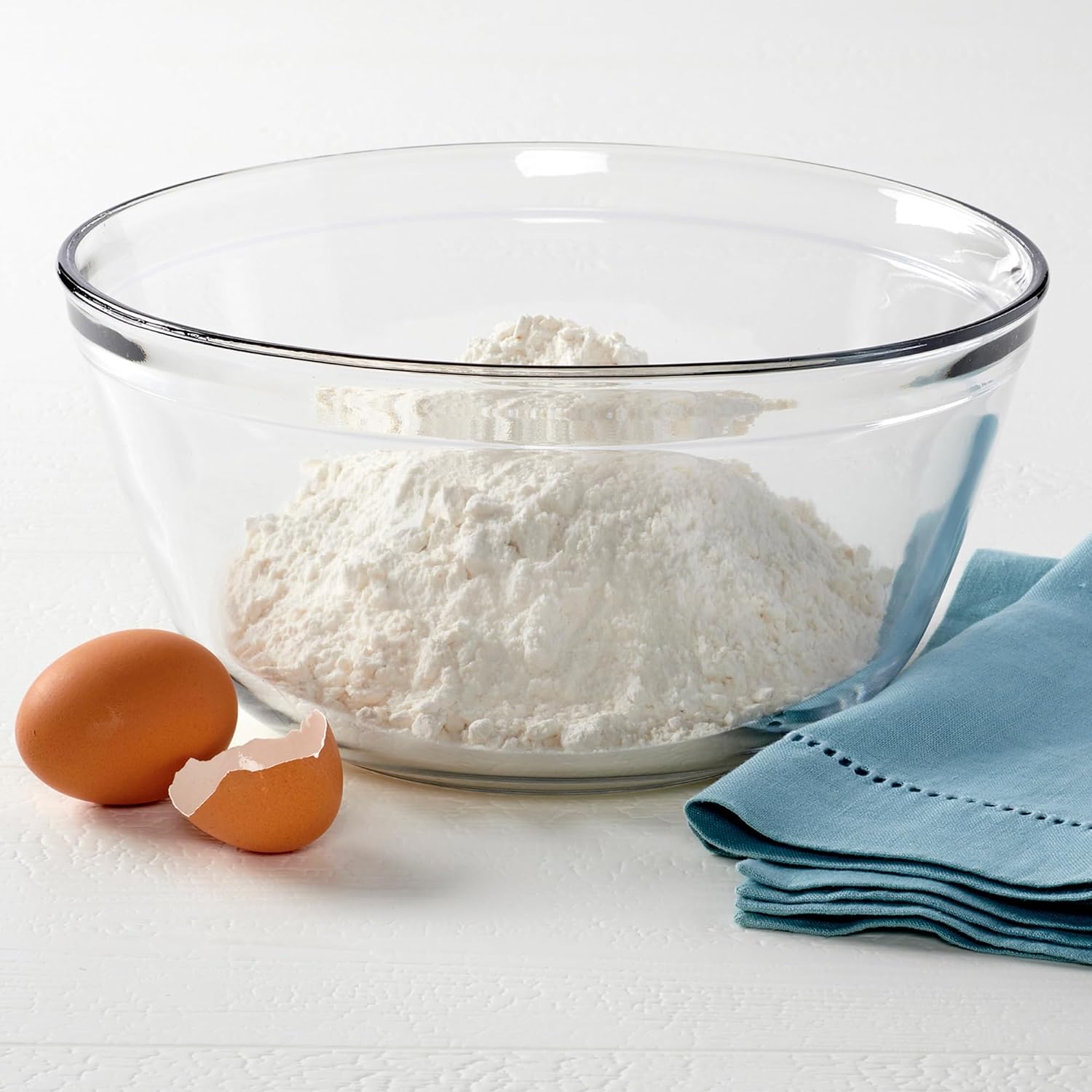 Anchor Hocking Glass Mixing Bowl, 4-Quart
