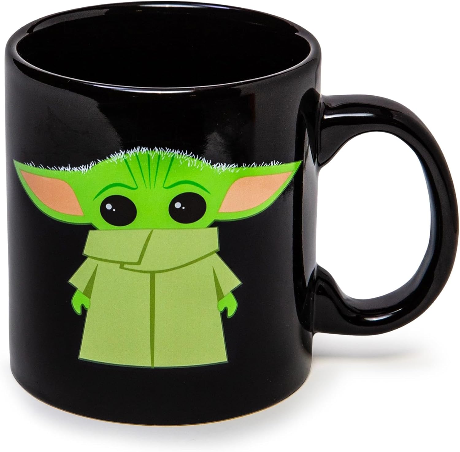 Silver Buffalo Star Wars The Mandalorian The Child Stands Ceramic Coffee Mug, 20-Ounces