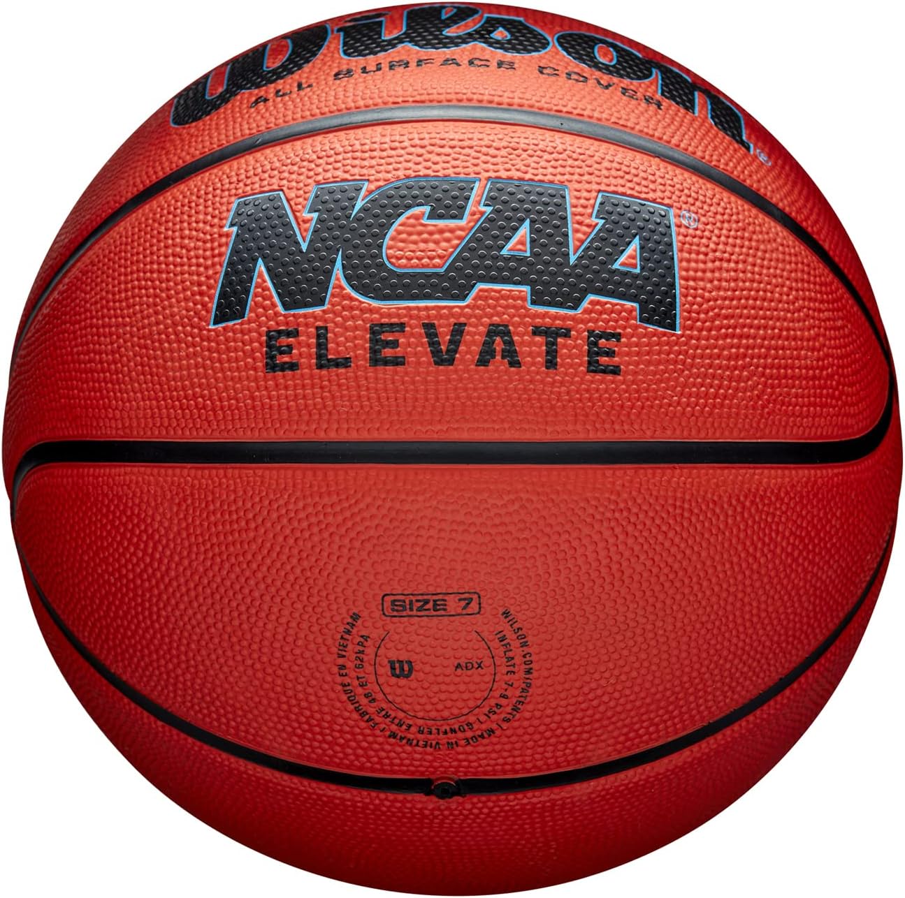 Wilson NCAA Elevate Basketball - Size 5-27.5", Orange
