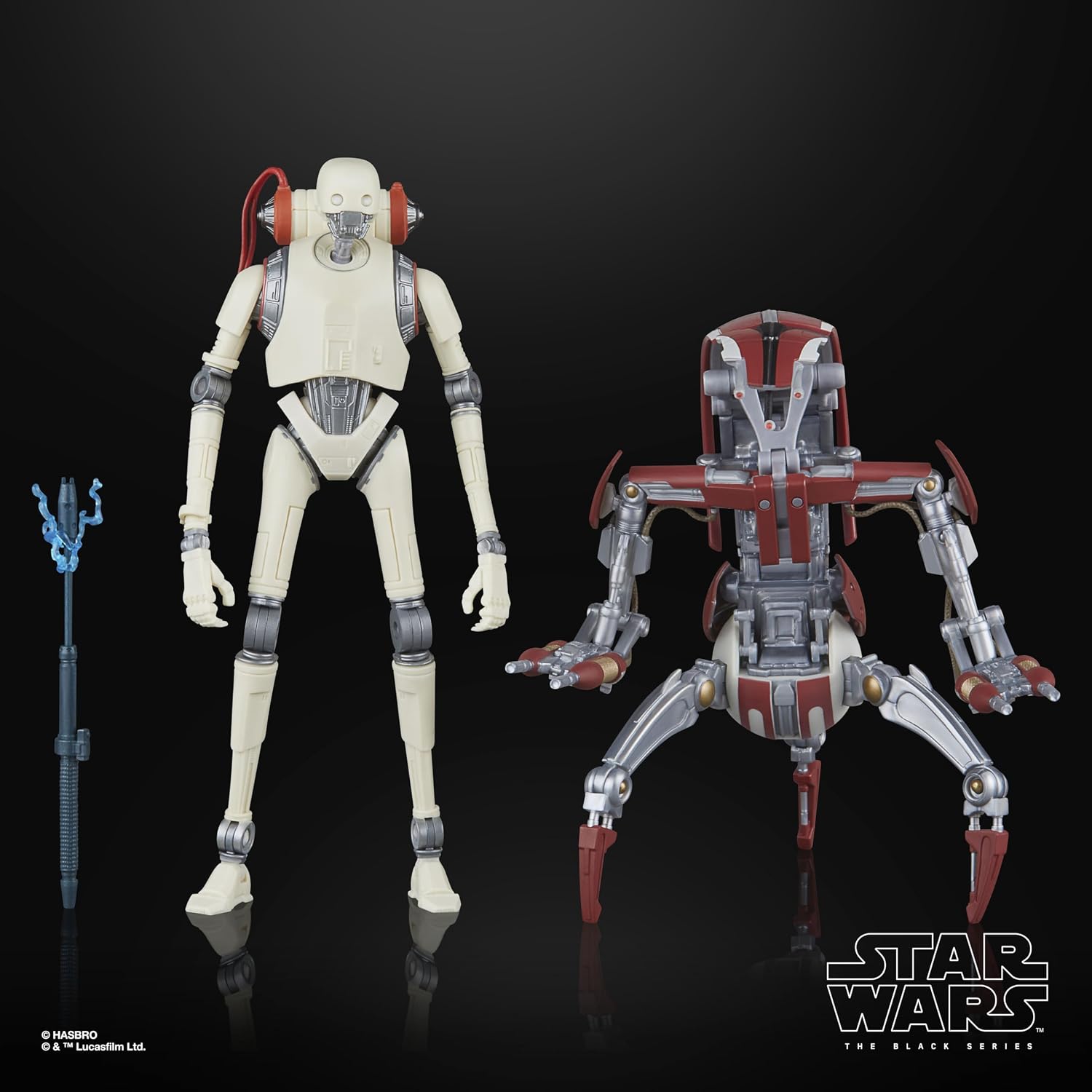 STAR WARS The Black Series KX Security Droid Enforcer & Droideka, Jedi: Survivor Gaming Greats Collectible 6 Inch Action Figure 2-Pack (Amazon Exclusive) | Jedi: Survivor, Gaming Greats Collectible, 6 Inch Action Figure, Amazon Exclusive