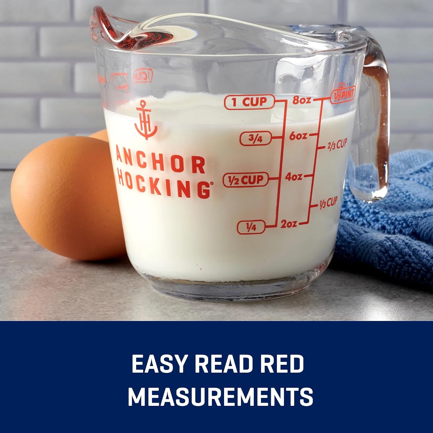 Anchor Hocking 55177OL13 16 Oz Measuring Cup