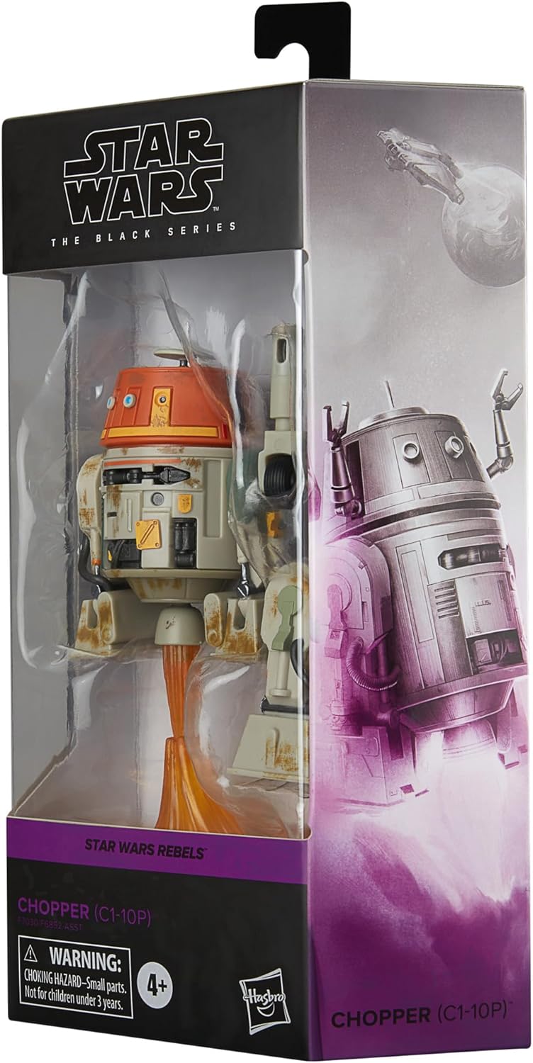 STAR WARS The Black Series Chopper (C1-10P), Rebels 6-Inch Action Figures, Ages 4 and Up