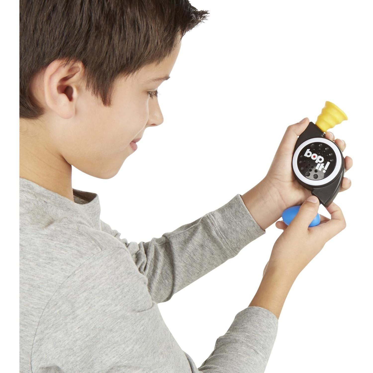 Hasbro Gaming Bop It! Micro Series Electronic Game for 1 or More Players, Classic Bop It! Gameplay in a Compact Size, Fun Party Game for Kids Ages 8+