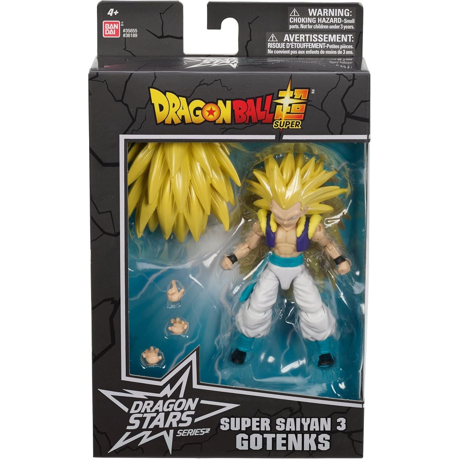 Dragon Ball Super - Dragon Stars - Super Saiyan 3 Gotenks, 6.5" Action Figure