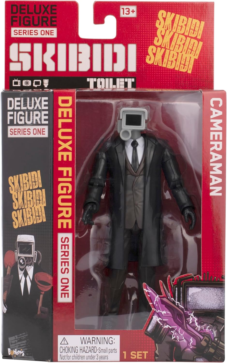 SKIBIDI Toilet Deluxe 6 inch Figure, Cameraman Collectible Figure, Officially Licensed Toilet Merch