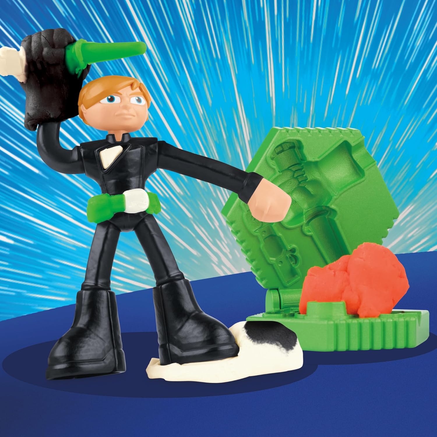 Play-Doh Star Wars Squish & Slice Lightsabers Playset, Bendy 4 Inch Luke Skywalker & Darth Vader Action Figures, Imagination Toys for 4 Year Old Boys & Girls & Up