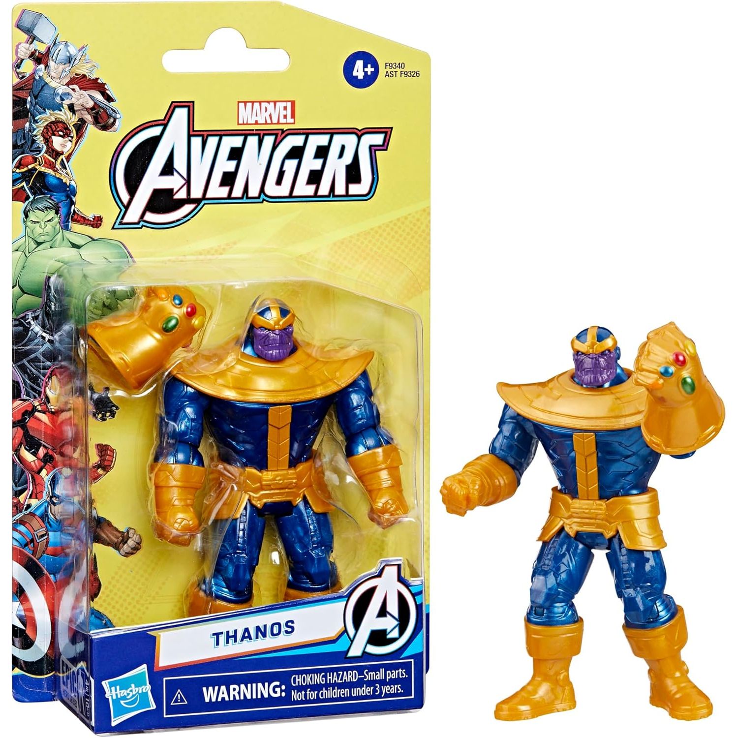 Marvel Epic Hero Series Thanos Deluxe Action Figure, 4-Inch-Scale, Avengers Super Hero Toys for Kids 4 and Up