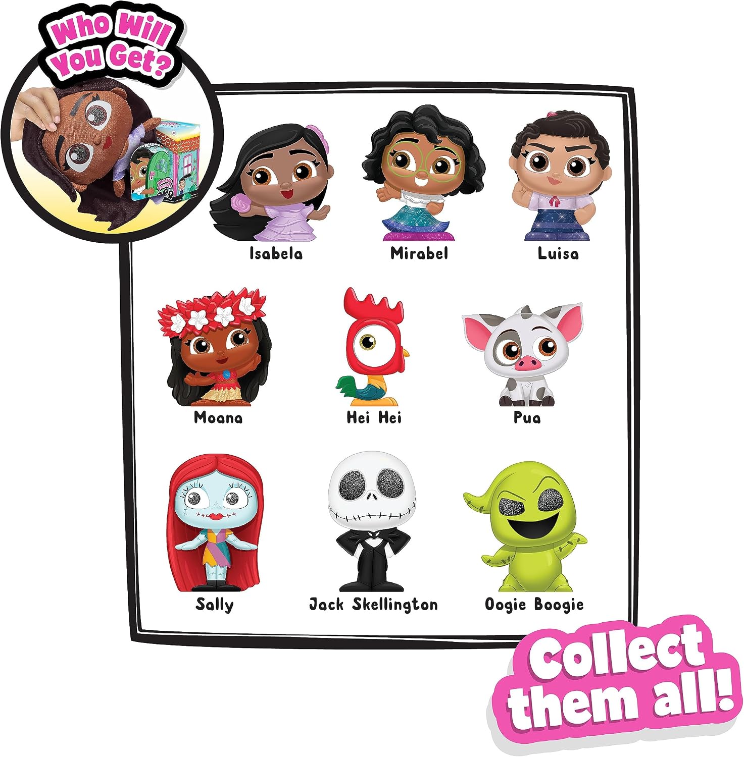 Disney Doorables Puffables Plush Encanto, 10-inch Collectible Plush, Styles May Vary, Officially Licensed Kids Toys for Ages 3 Up by Just Play