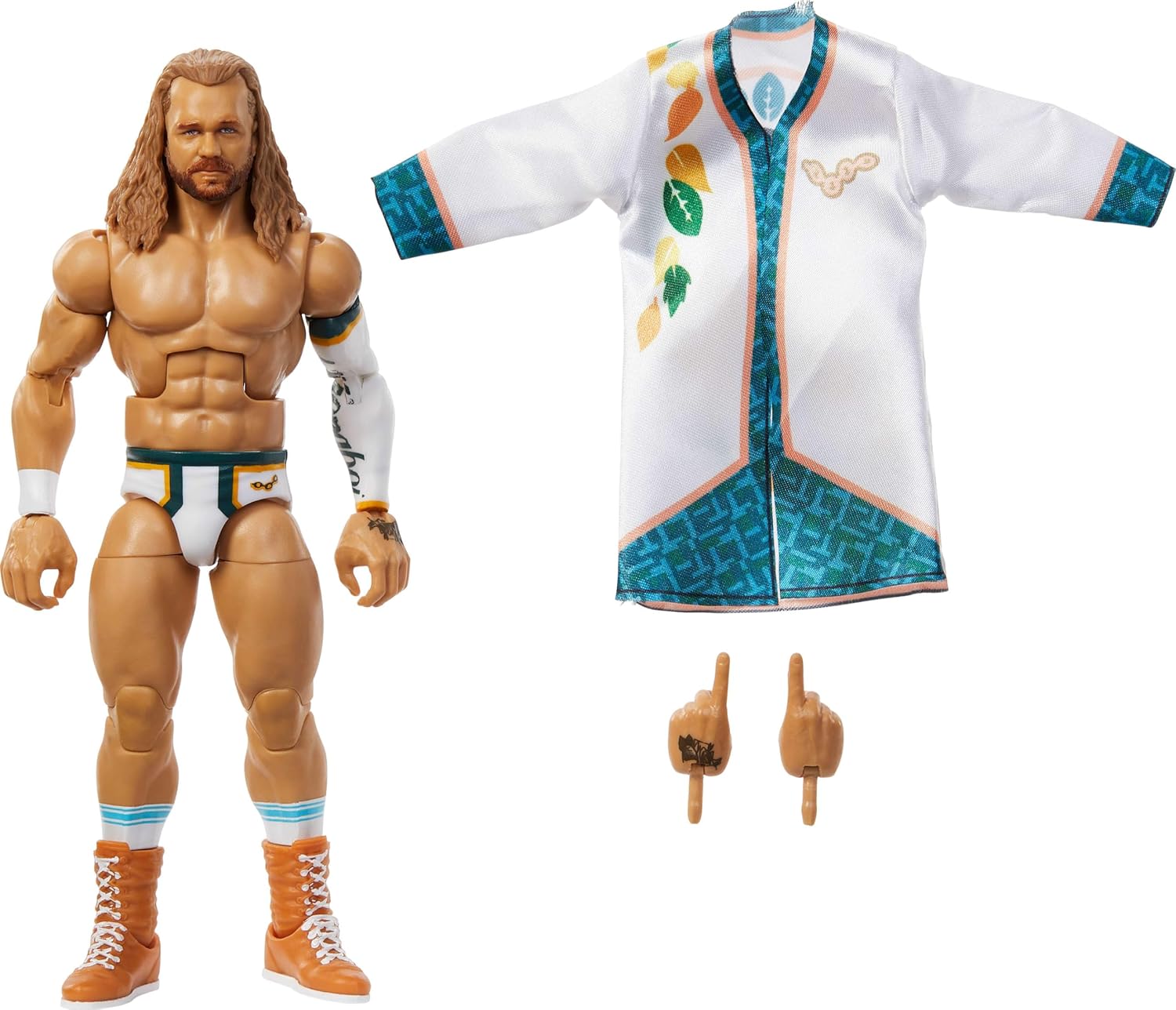 Mattel WWE Elite Action Figure & Accessories, Series #115 6-inch Collectible Tyler Bate with 25 Articulation Points & Swappable Hands